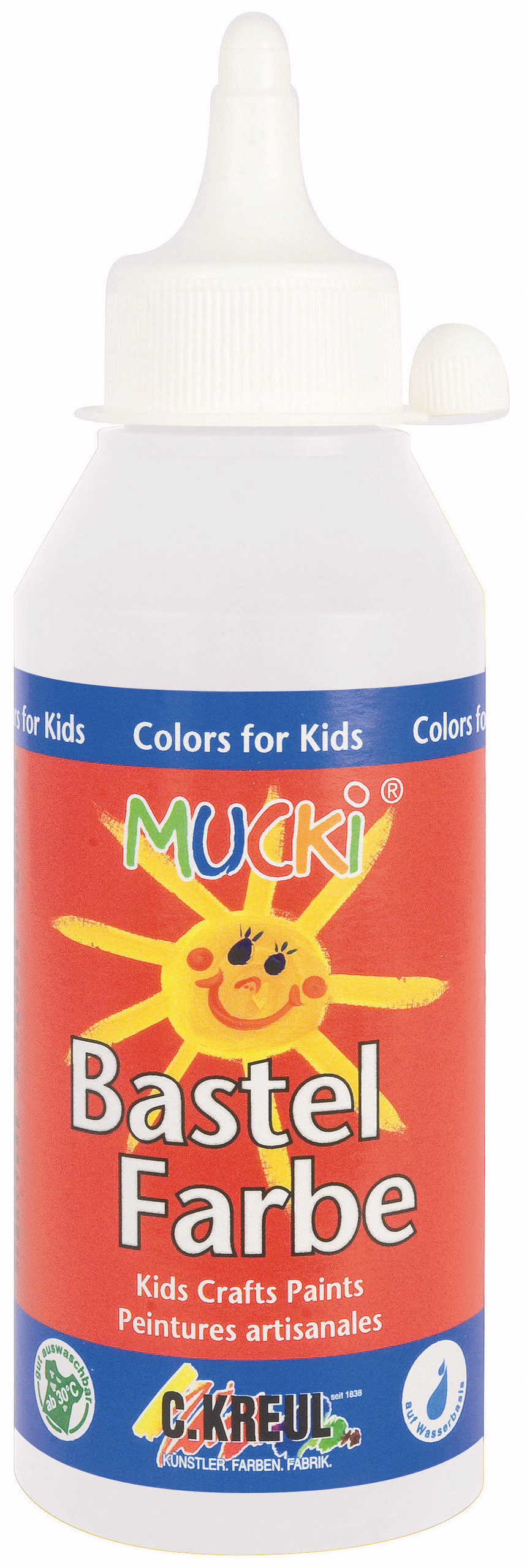 MUCKI Bastelfarbe Weiß 250ml