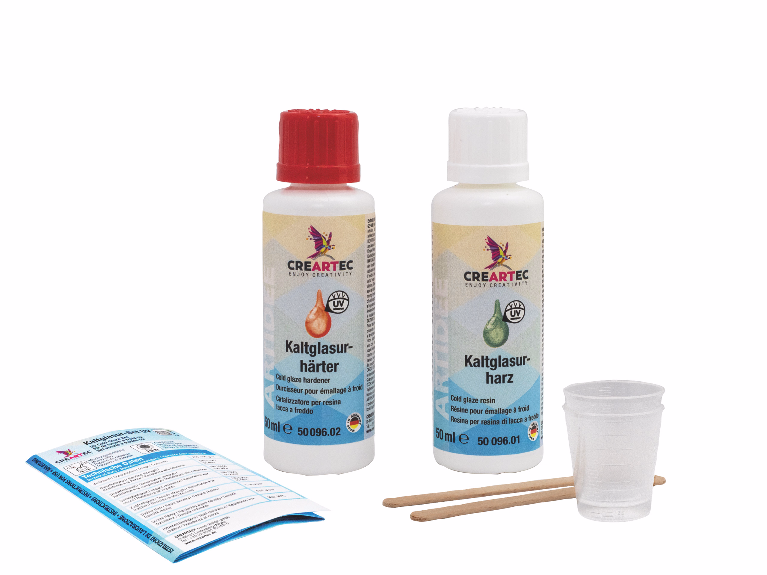 Resin Gießharz UV, 5-teilig (100 ml)