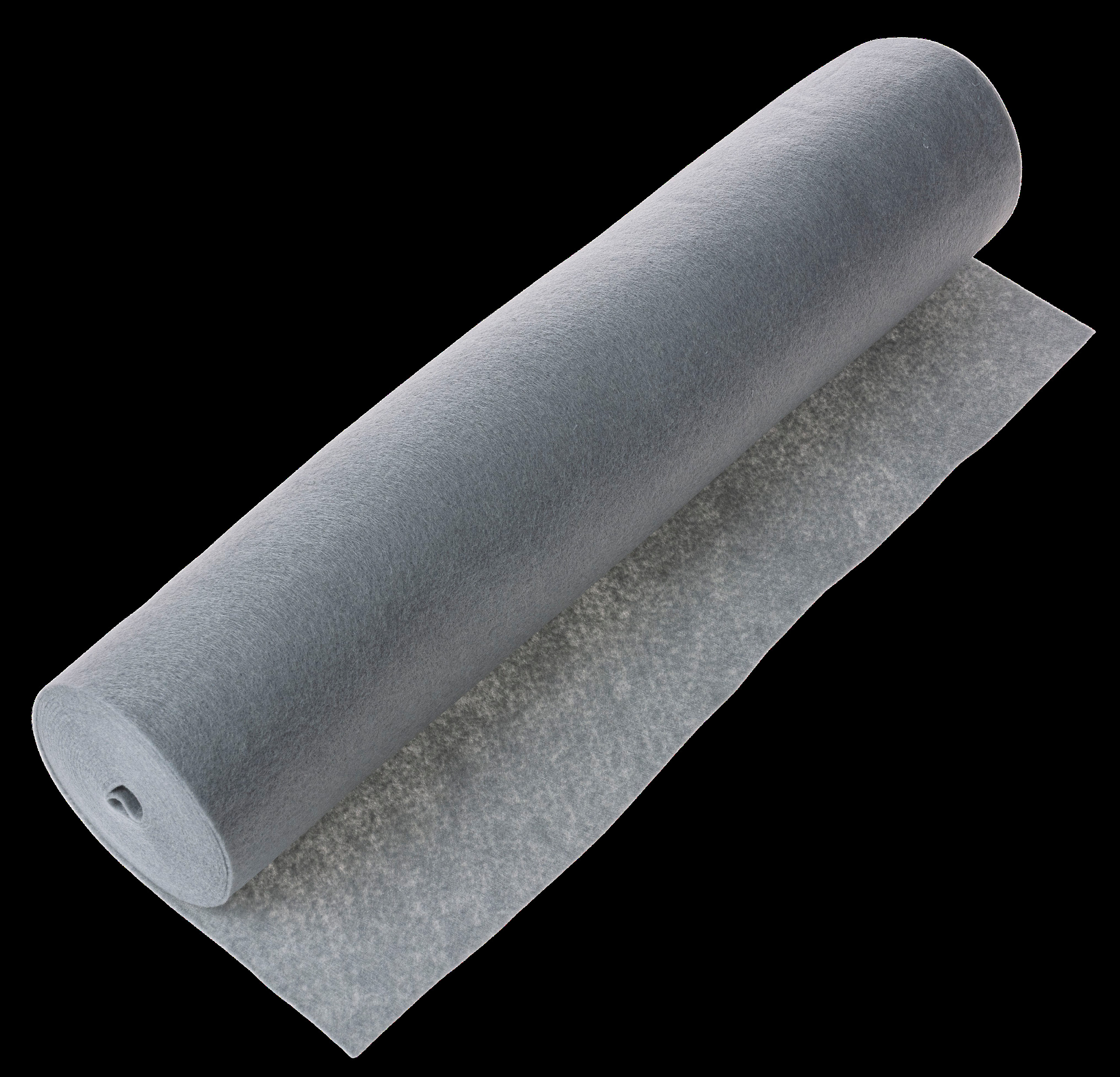 Fieltro (1,5 x 450 x 5000 mm) gris, 1 ud.
