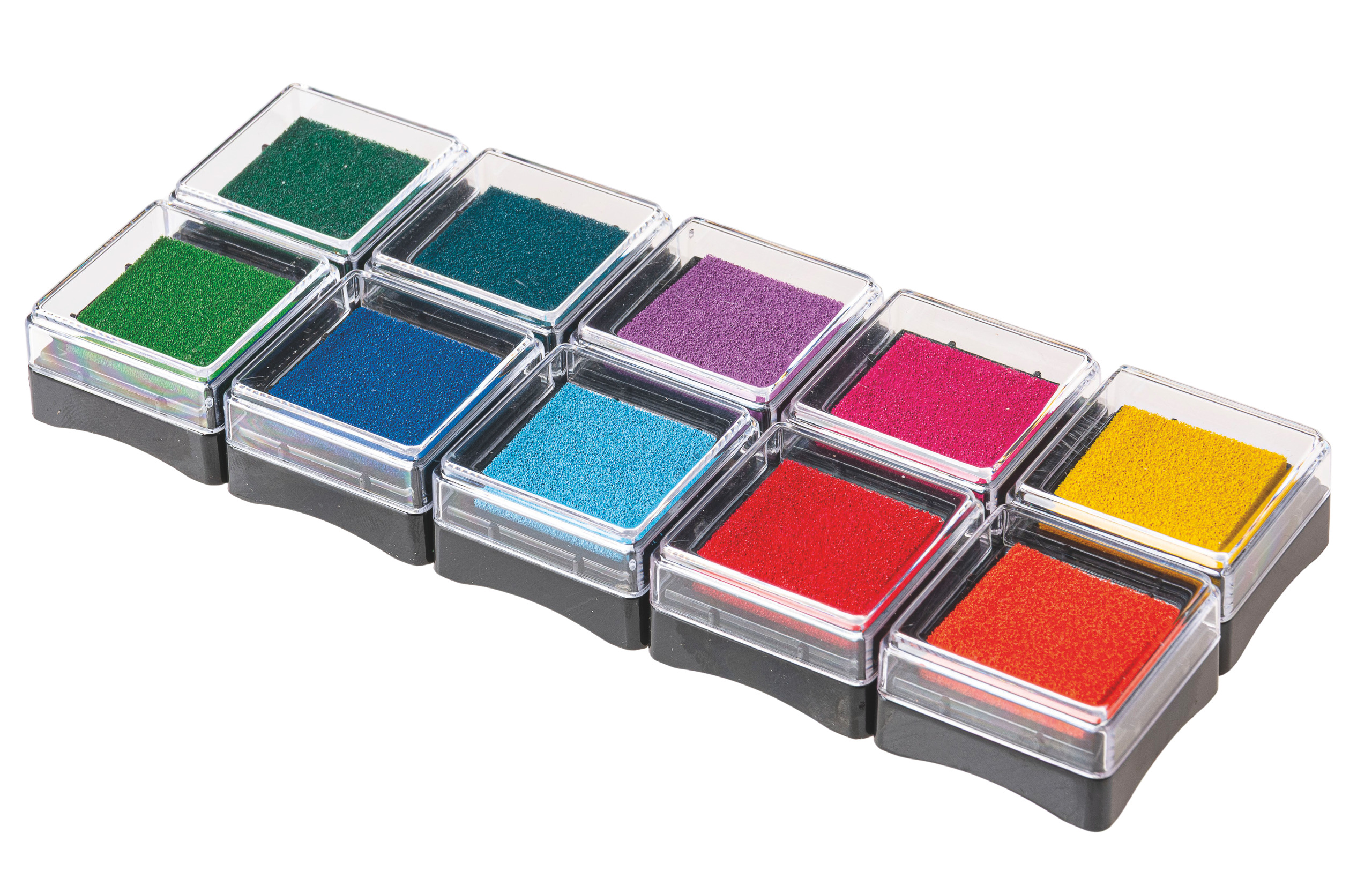 Set cuscinetti per timbri Basic, set da 10 colori