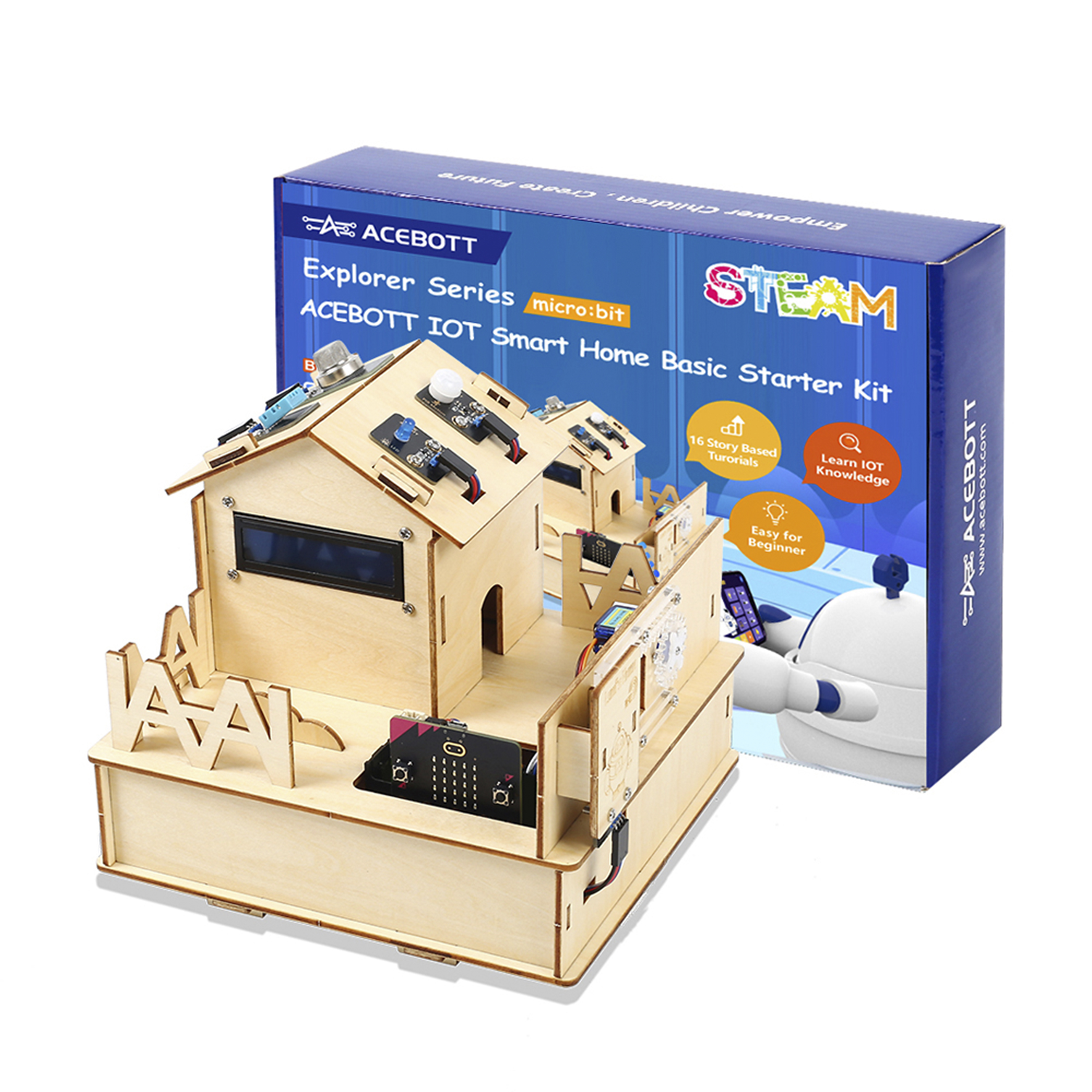 Acebott IOT Smart Home Starter Kit met Micro:bit