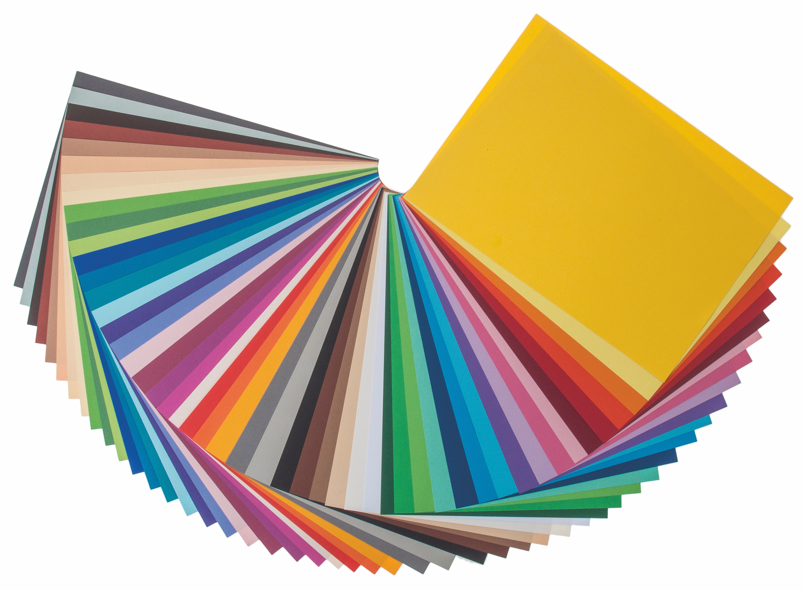 Tonpapier, 50 Blatt farb.sortiert (25 x 35 cm)