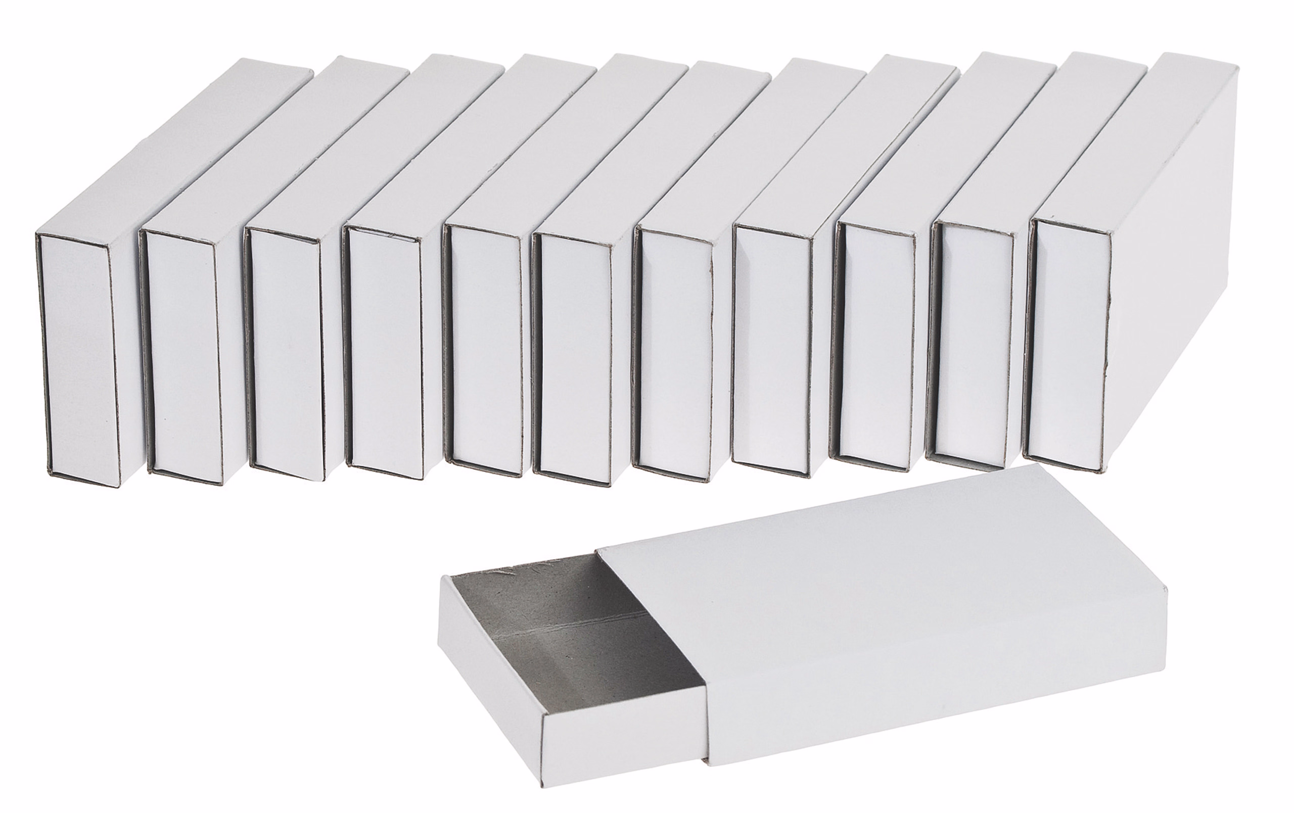 Streichholzschachteln, 12 Stück (110 x 60 x 20 mm)