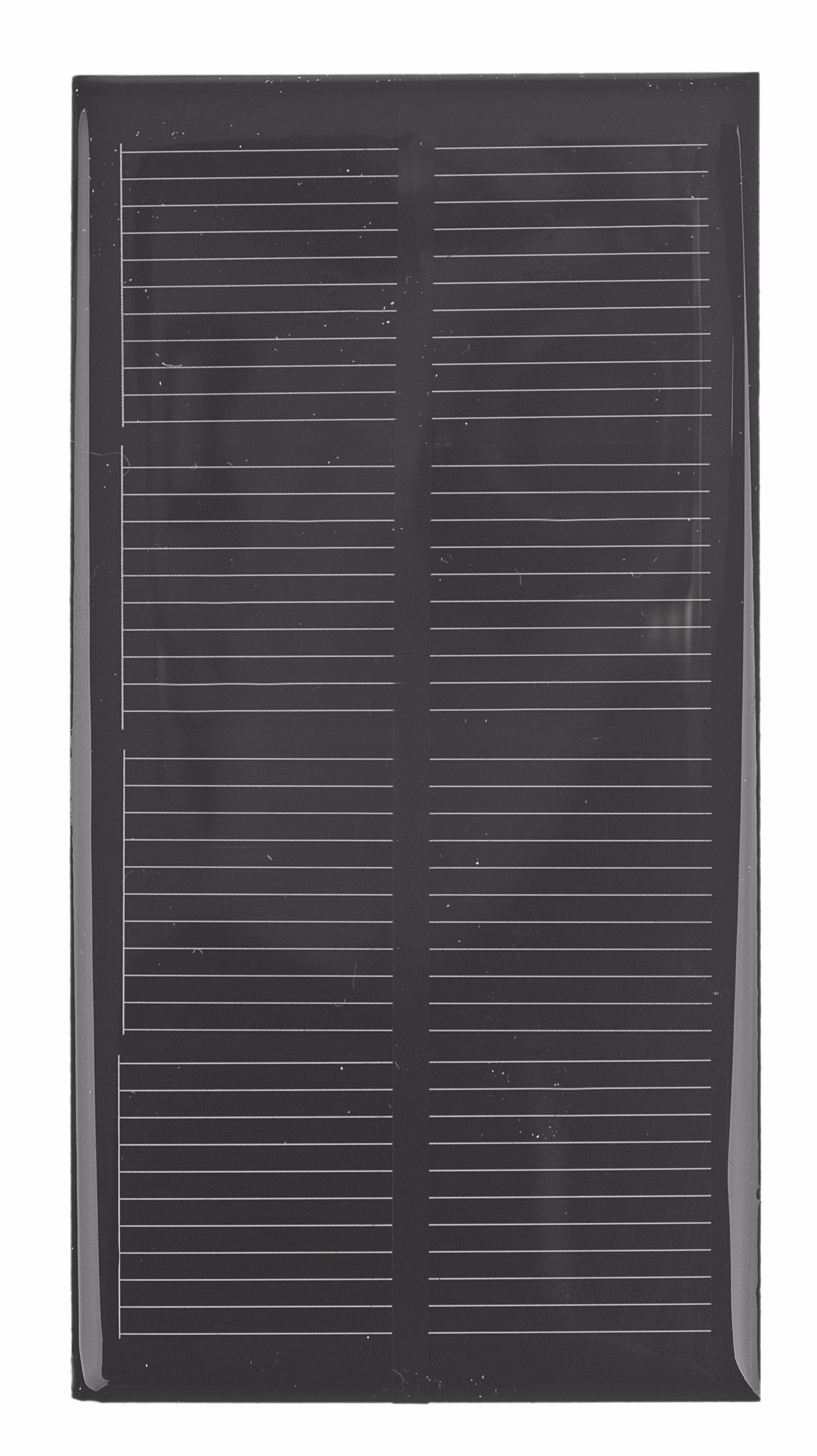 Cellule solaire encapsulée, 2 V - 380 mA, 120 x 62