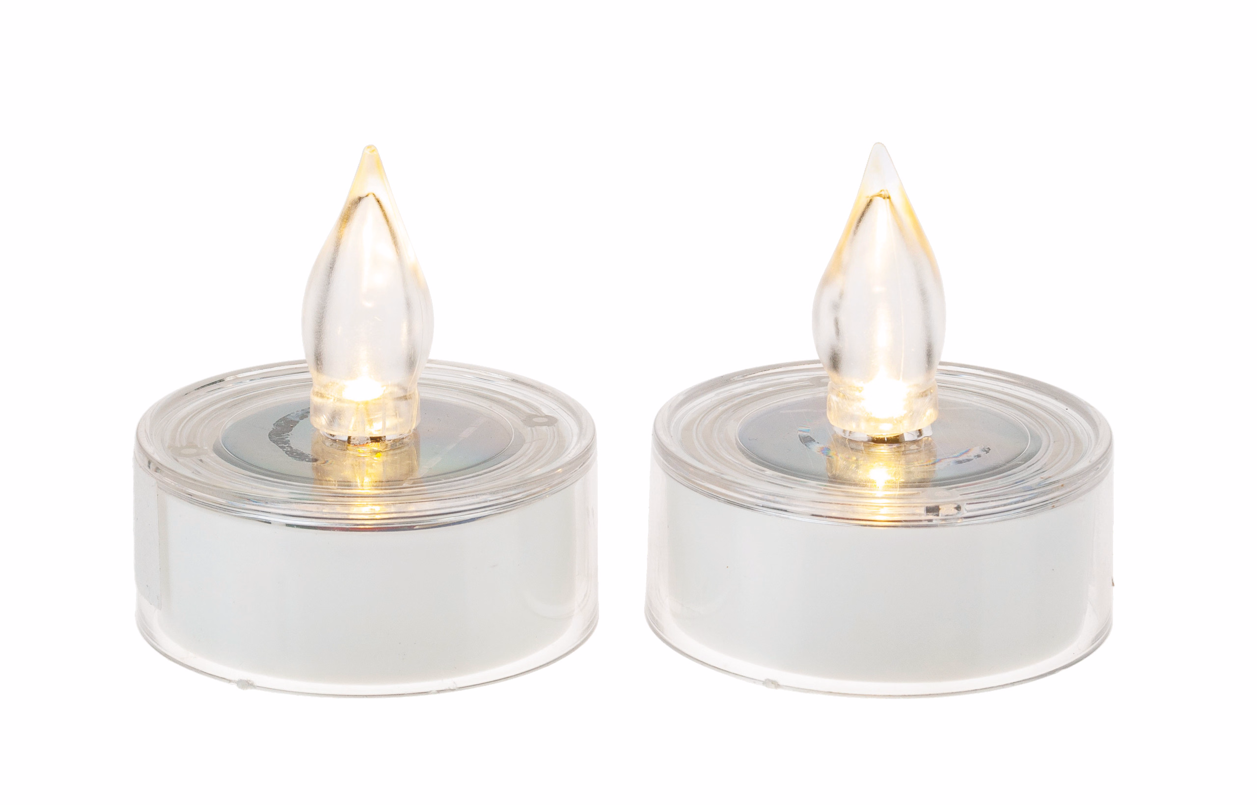 LED - Lumini solari tremolanti, 2 pezzi