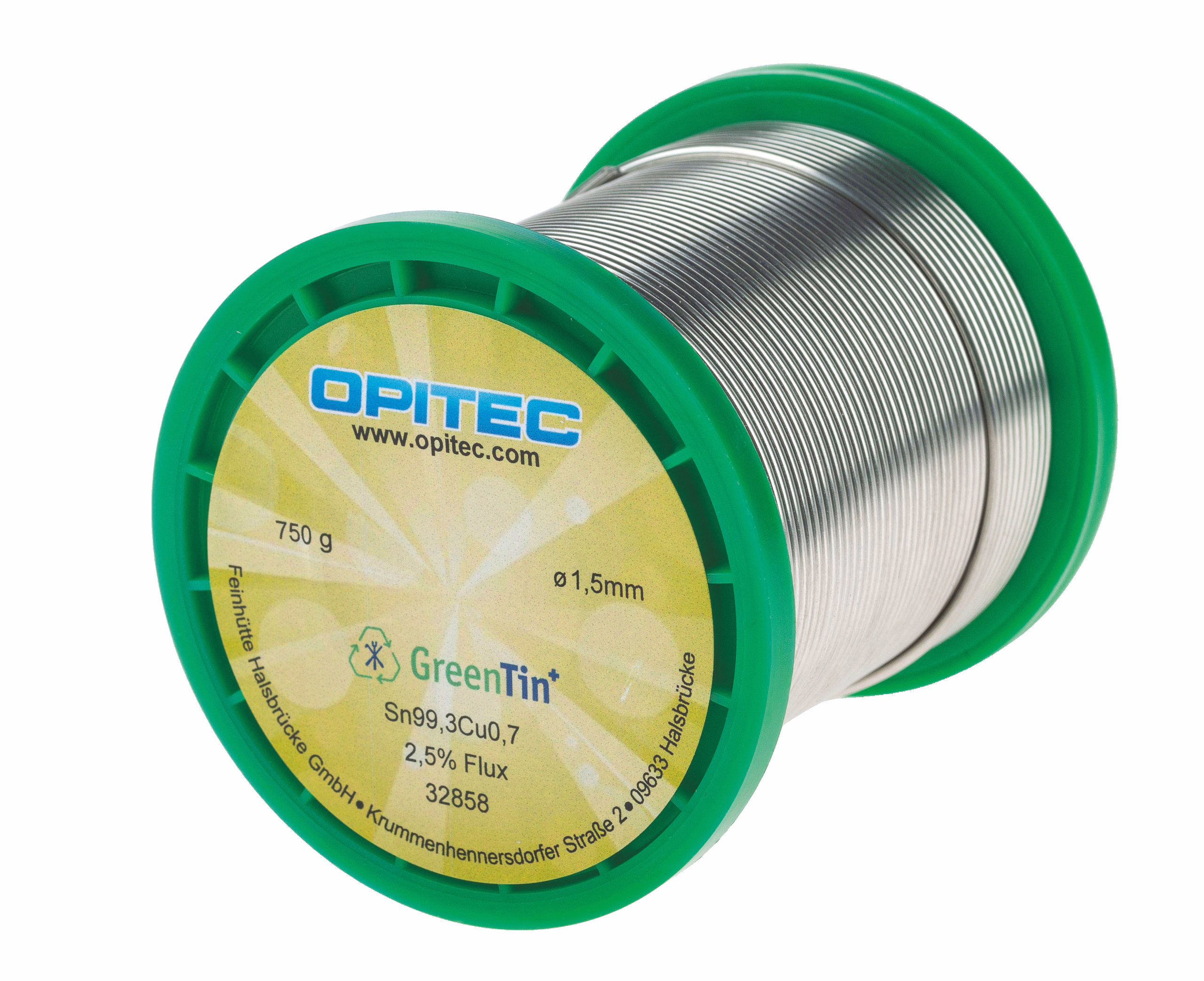 OPITEC Soudure électronique, 1,5 mm, 750 g