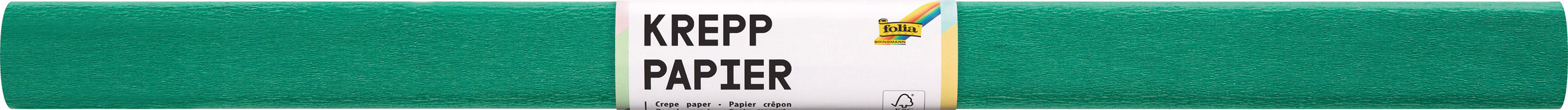 Krepppapier, moosgrün (50 x 250 cm)