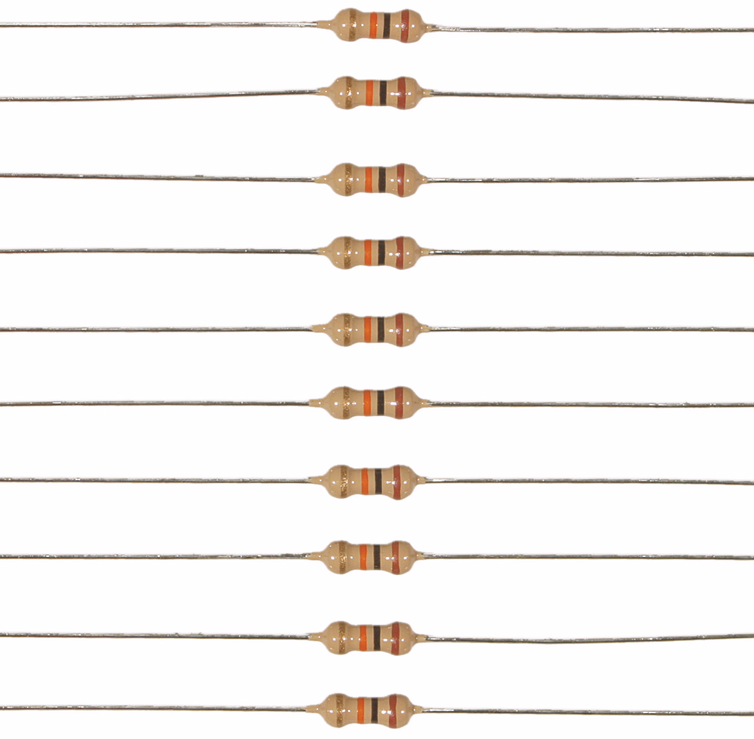 Resistencias (10 kOhm) 10 ud.