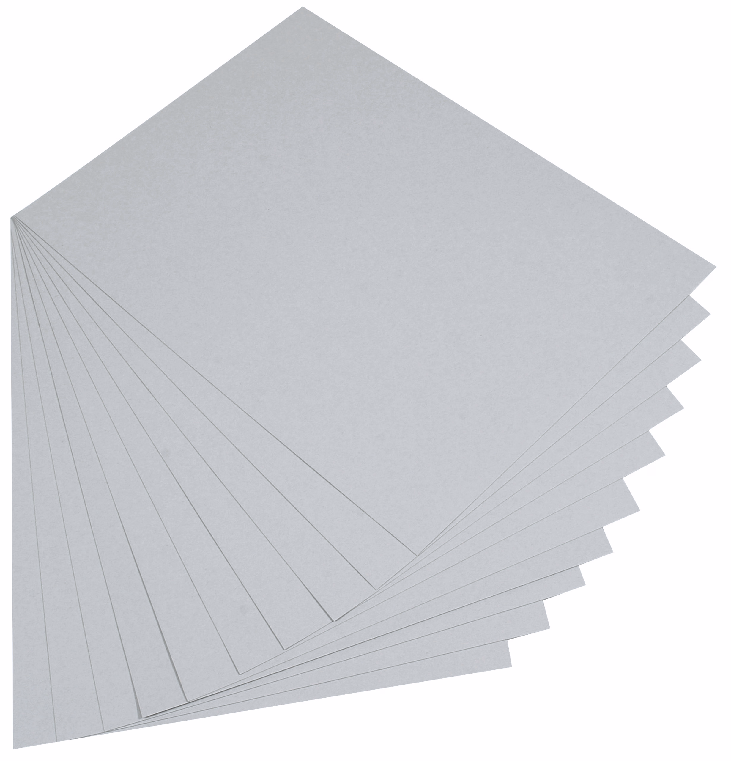 Tonpapier, 10 Bogen hellgrau (50 x 70 cm)