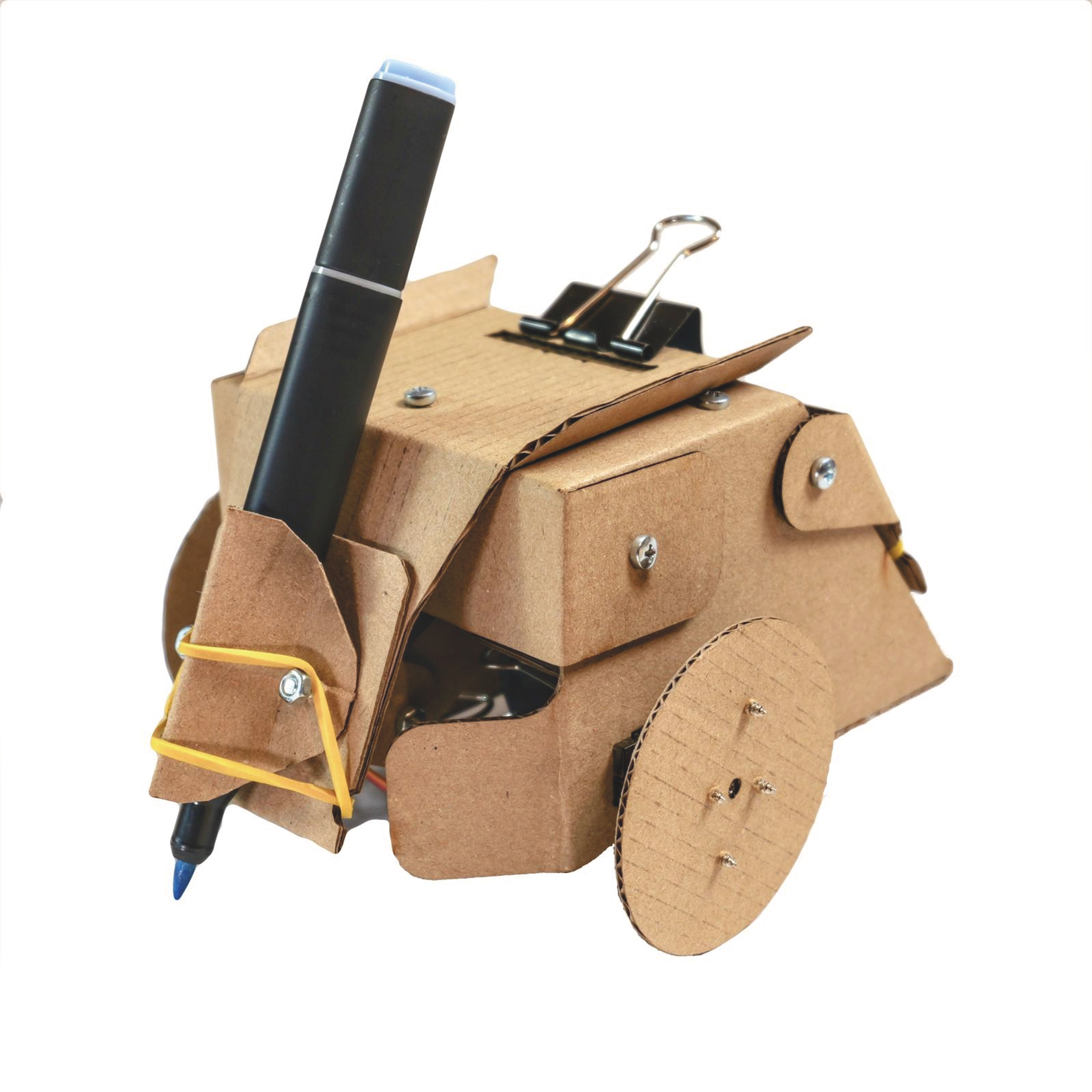 Cardboard Robot Modèle Robot Car Extension prédécoupée