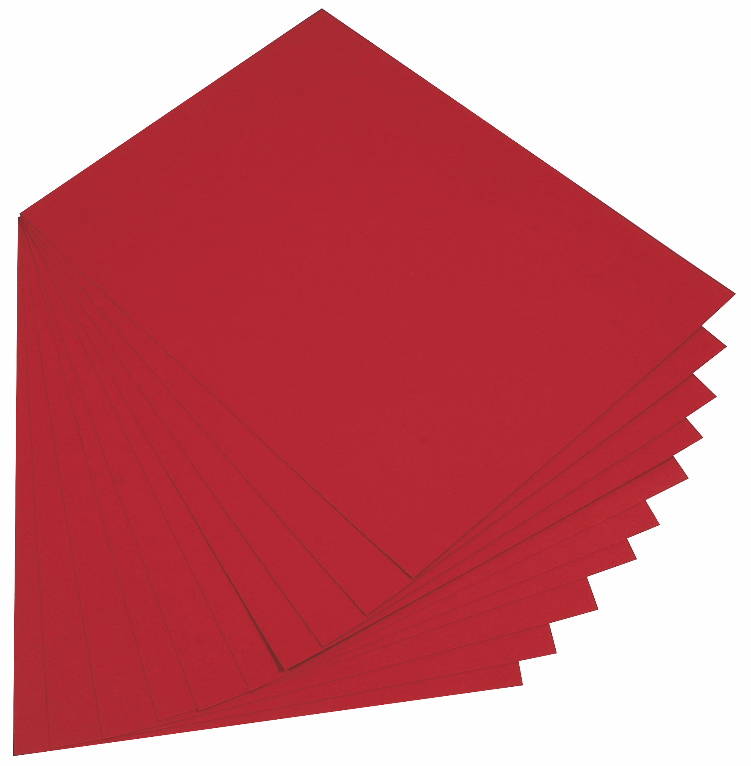 Fotokarton, 10 Bogen dunkelrot (50 x 70 cm)