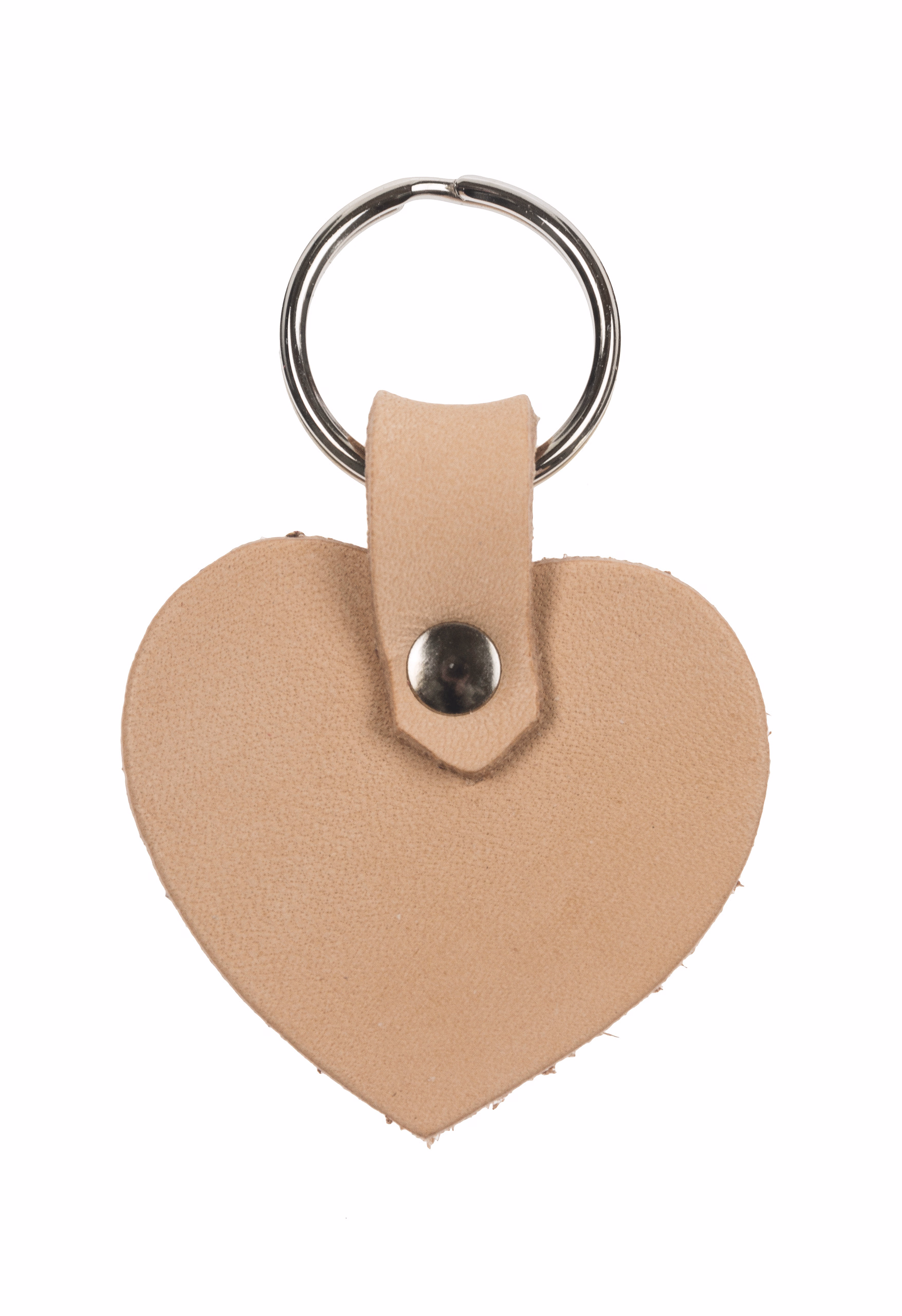 Leder-Schlüsselanhänger Herz (50 x 40 mm)