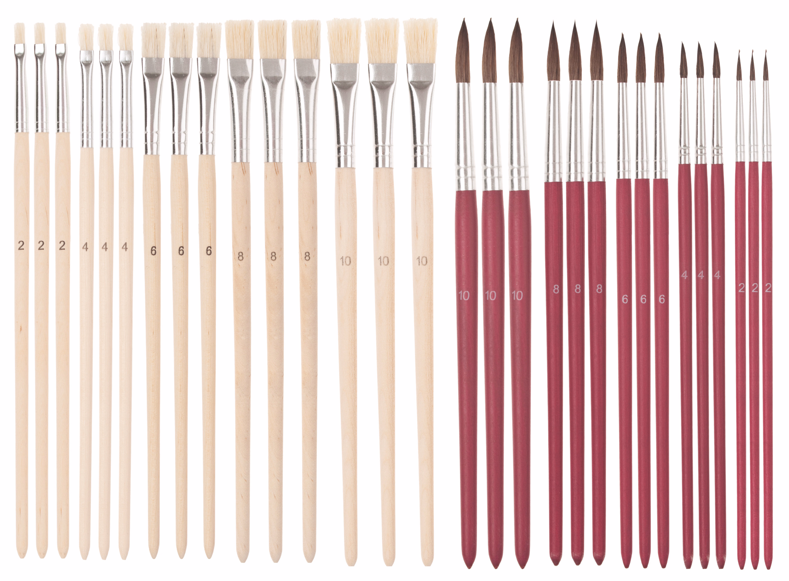 Set 30 pennelli assortiti