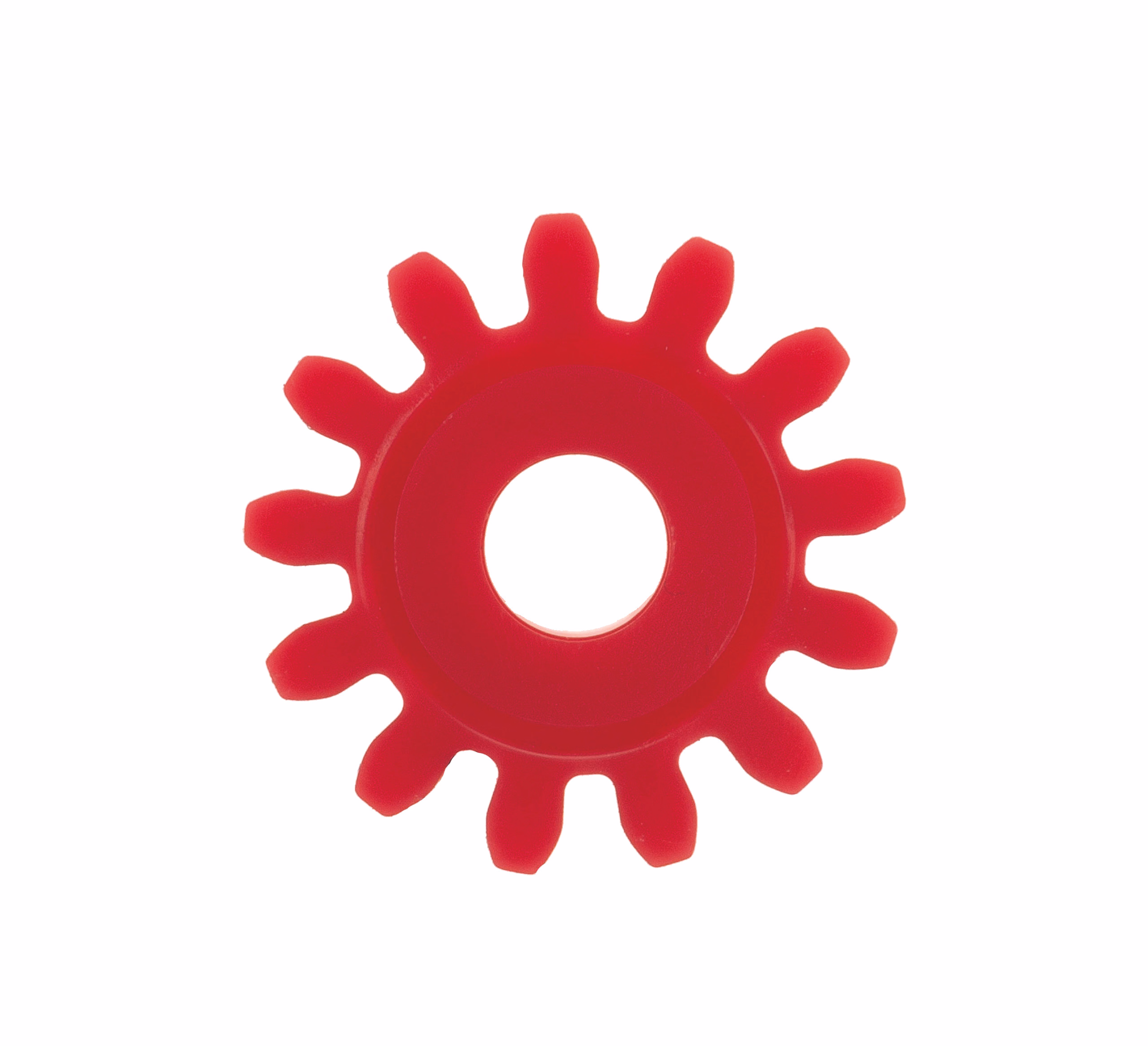 Ruedas dentadas (15 mm/eje 4 mm, 13 dientes) 10 ud