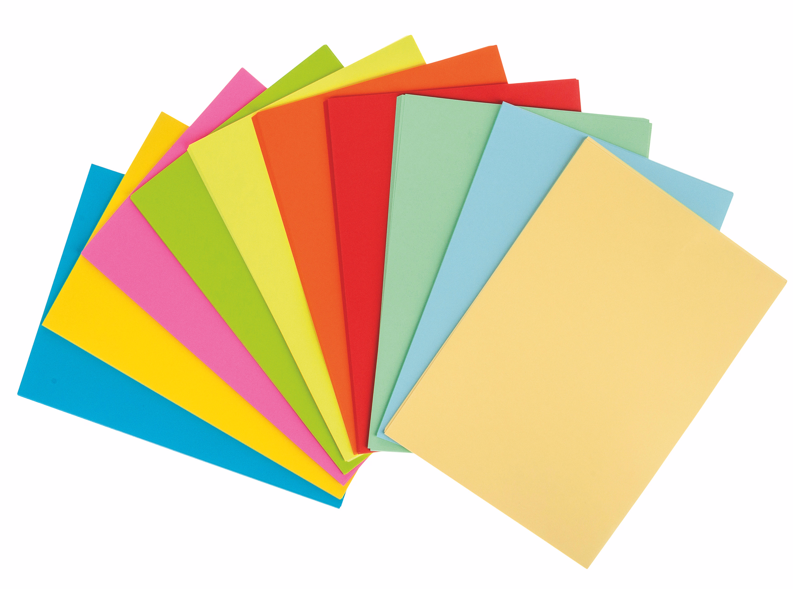 Kopierpapier, 250 Blatt bunt gemischt (DIN A4)