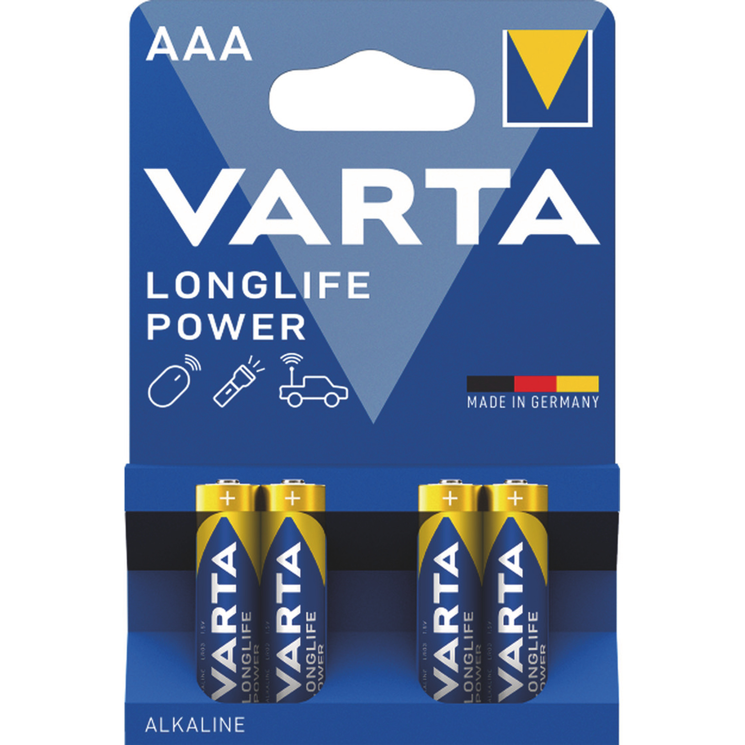 Batterie VARTA Longlife Power AAA, 4 pezzi