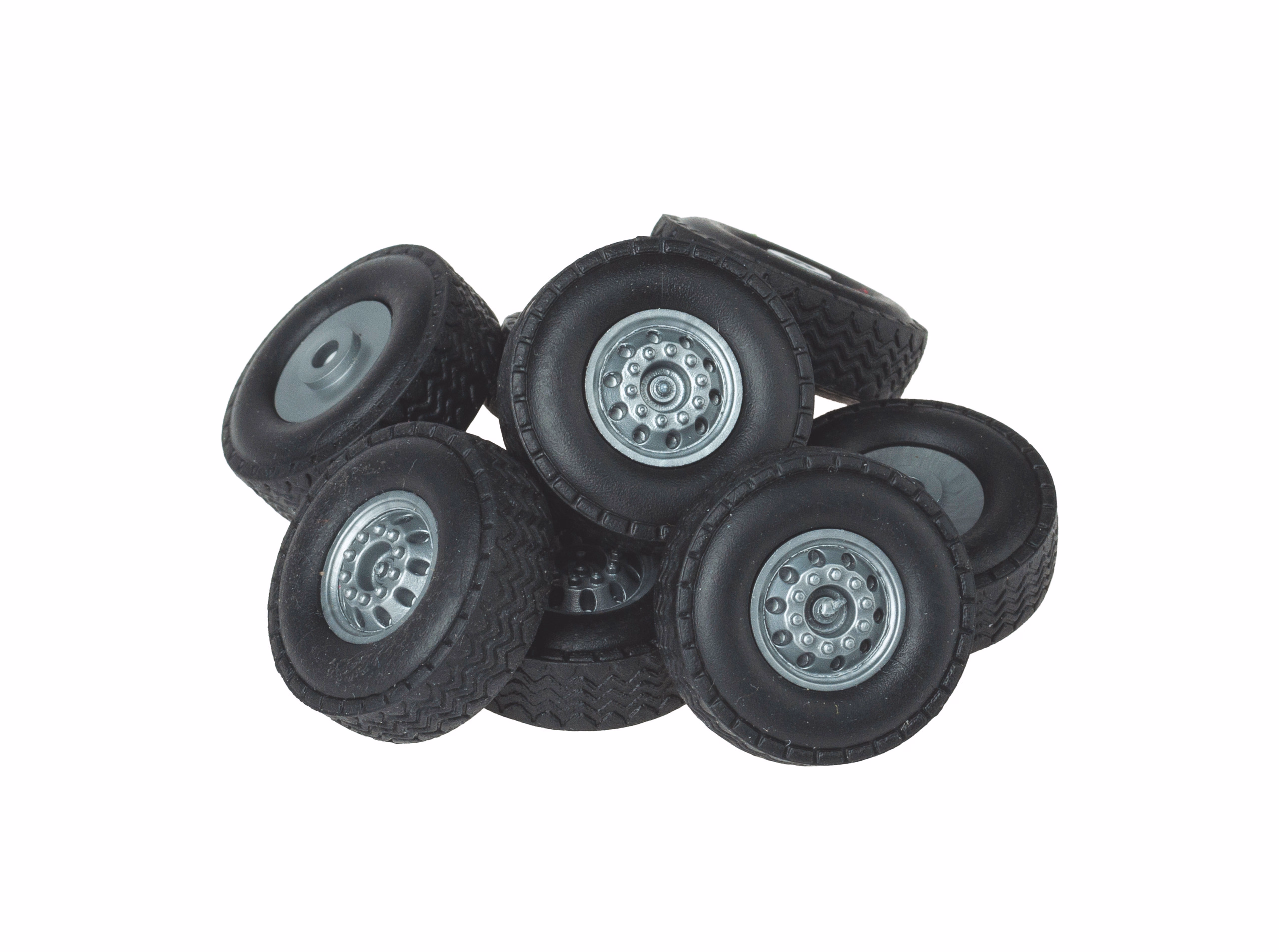 Reifen auf Felge, 10 Stück (21 mm)