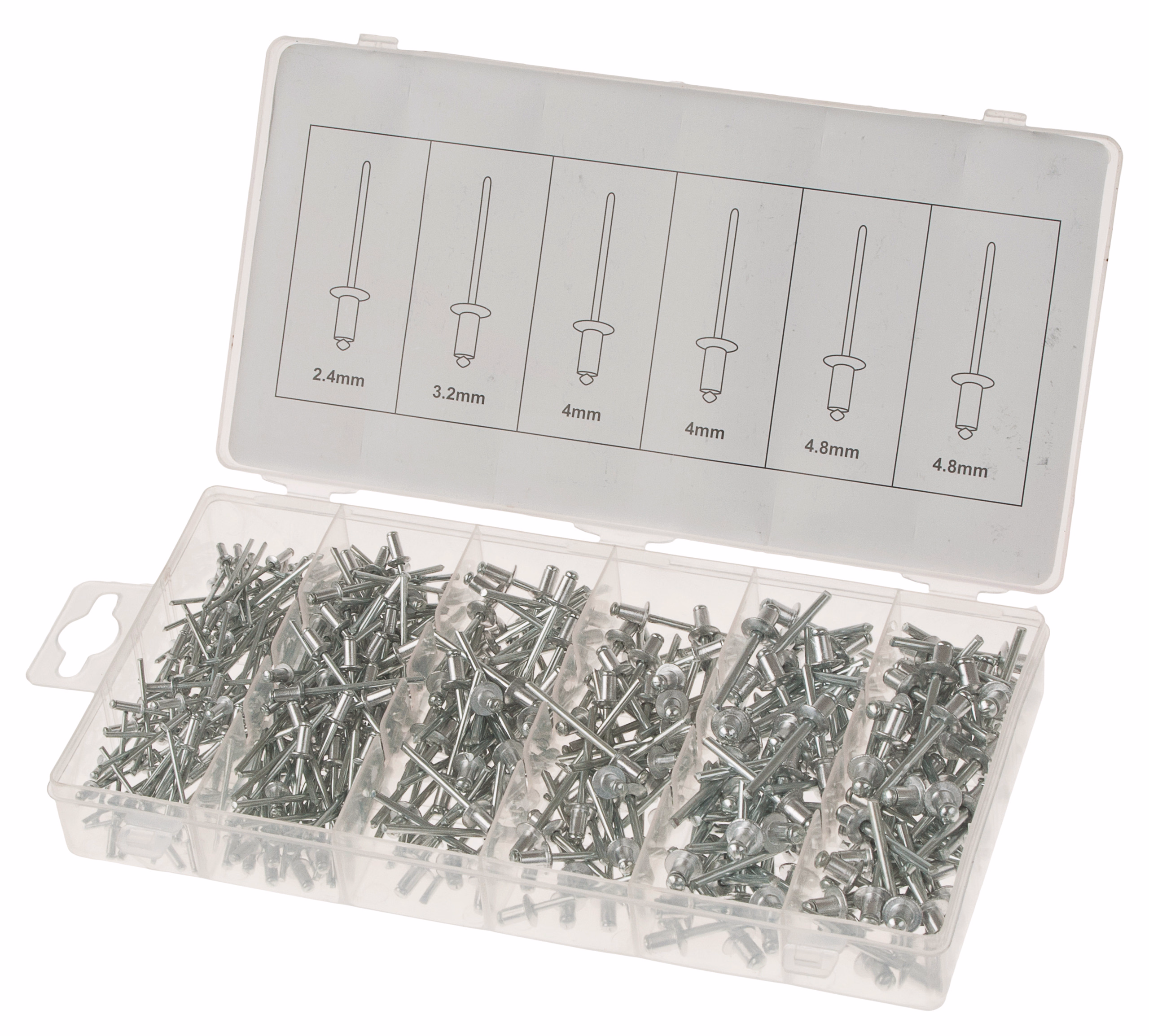 Assortimento di rivetti, 400-parti