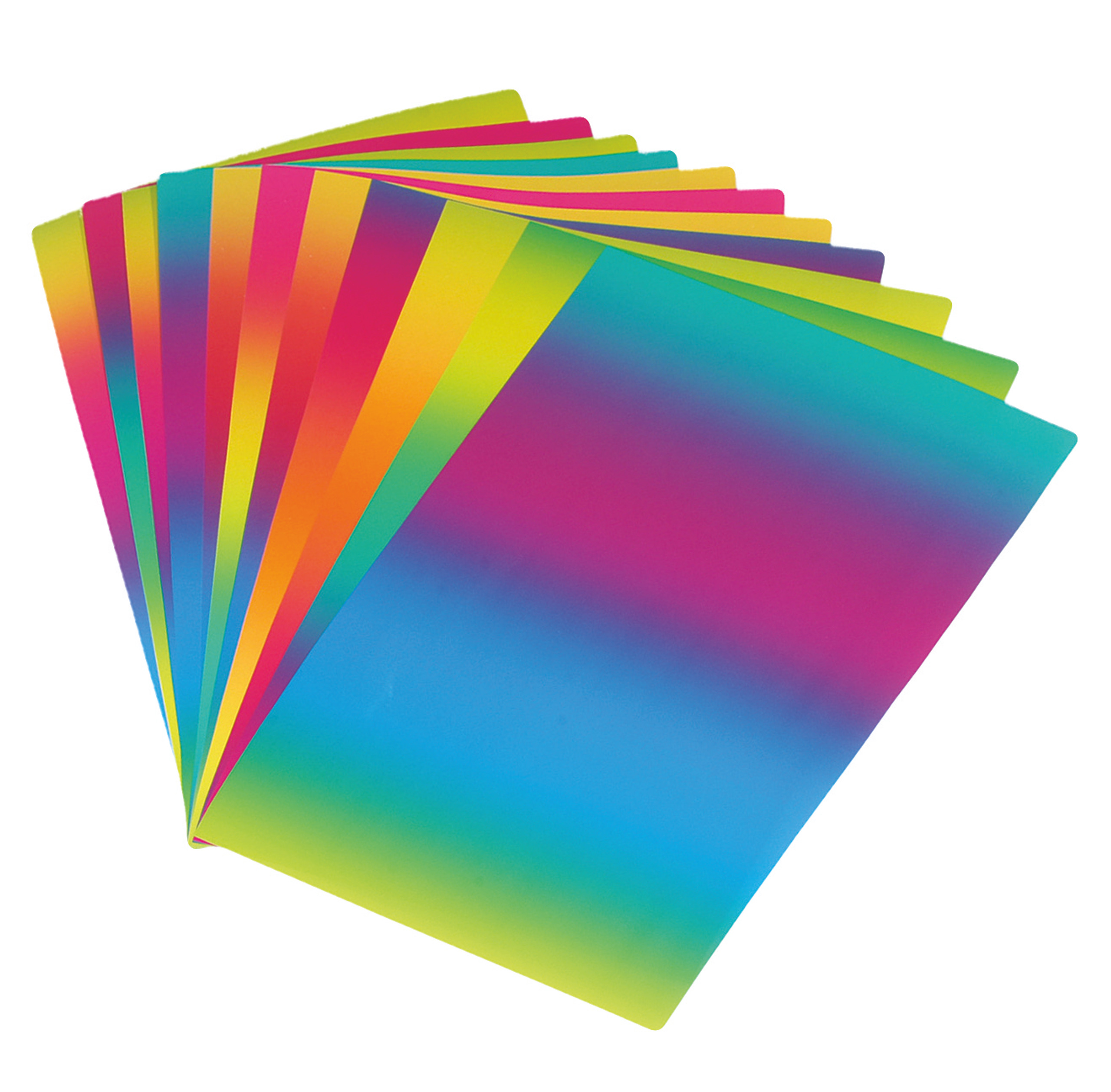 Regenbogenbuntpapier, 50 Bogen (35 x 50 cm)