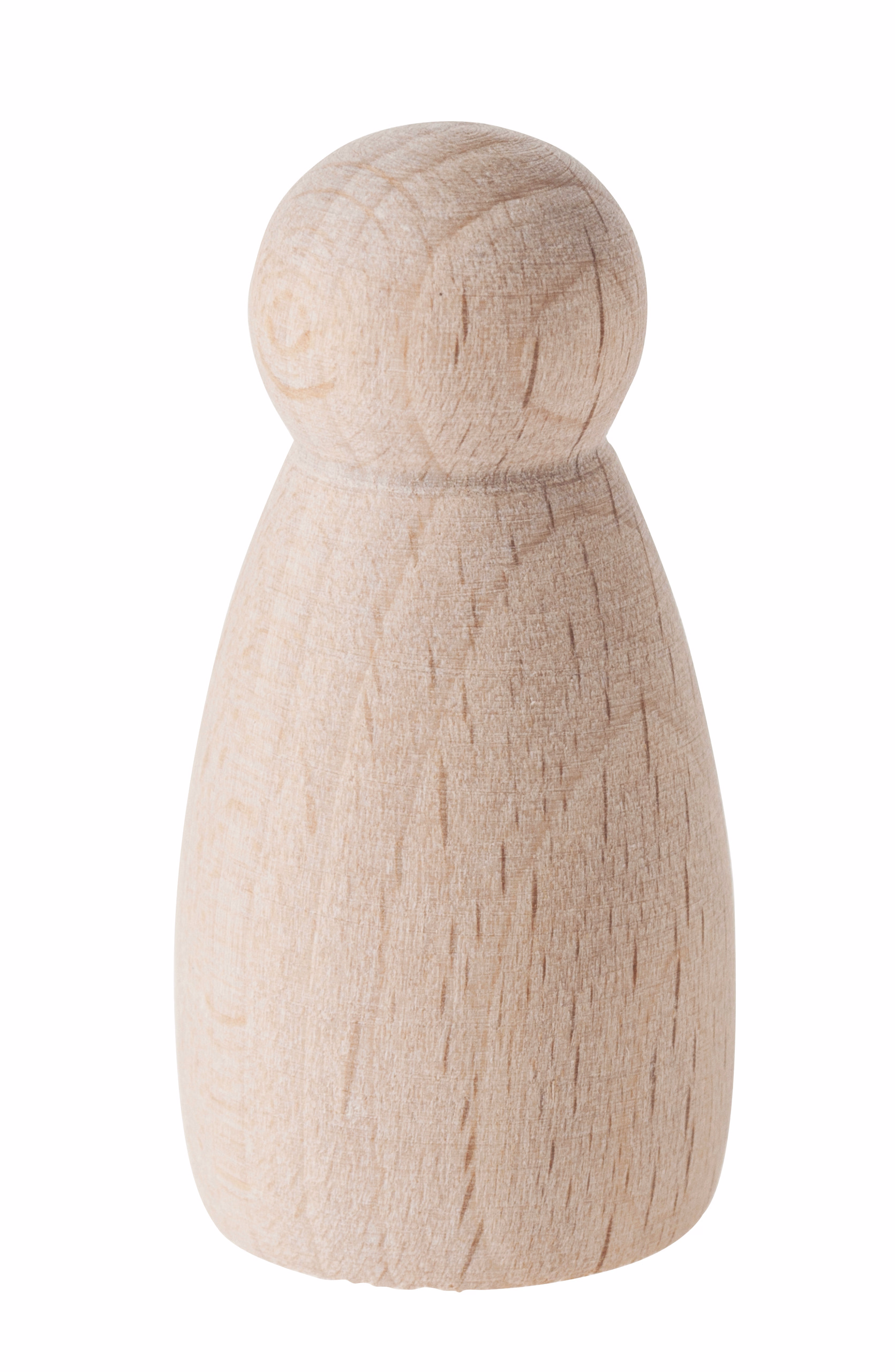 Figurine en bois, Diam. tête: env. 13...,