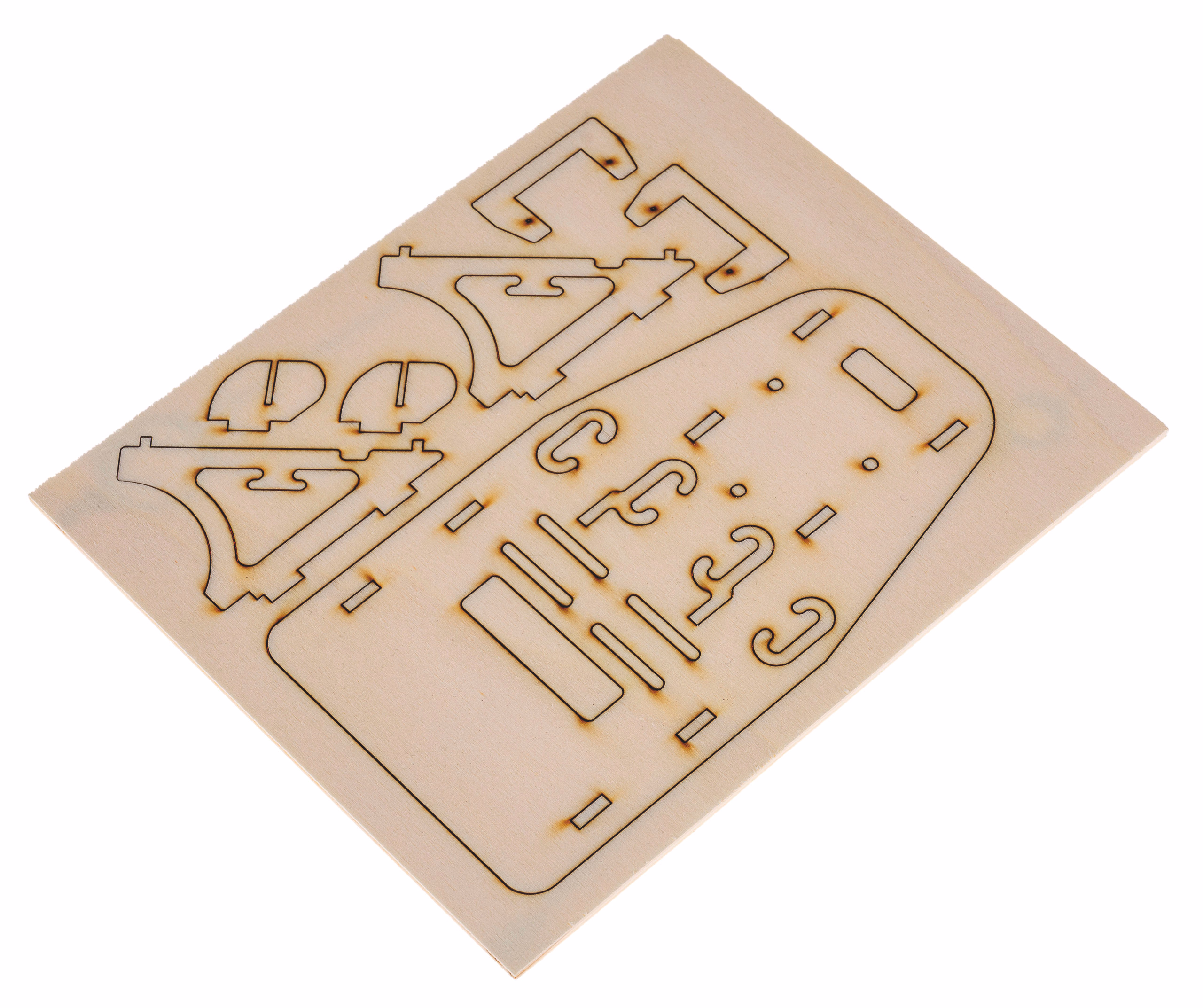 E-Motion-Set Holzplatte Gelasert