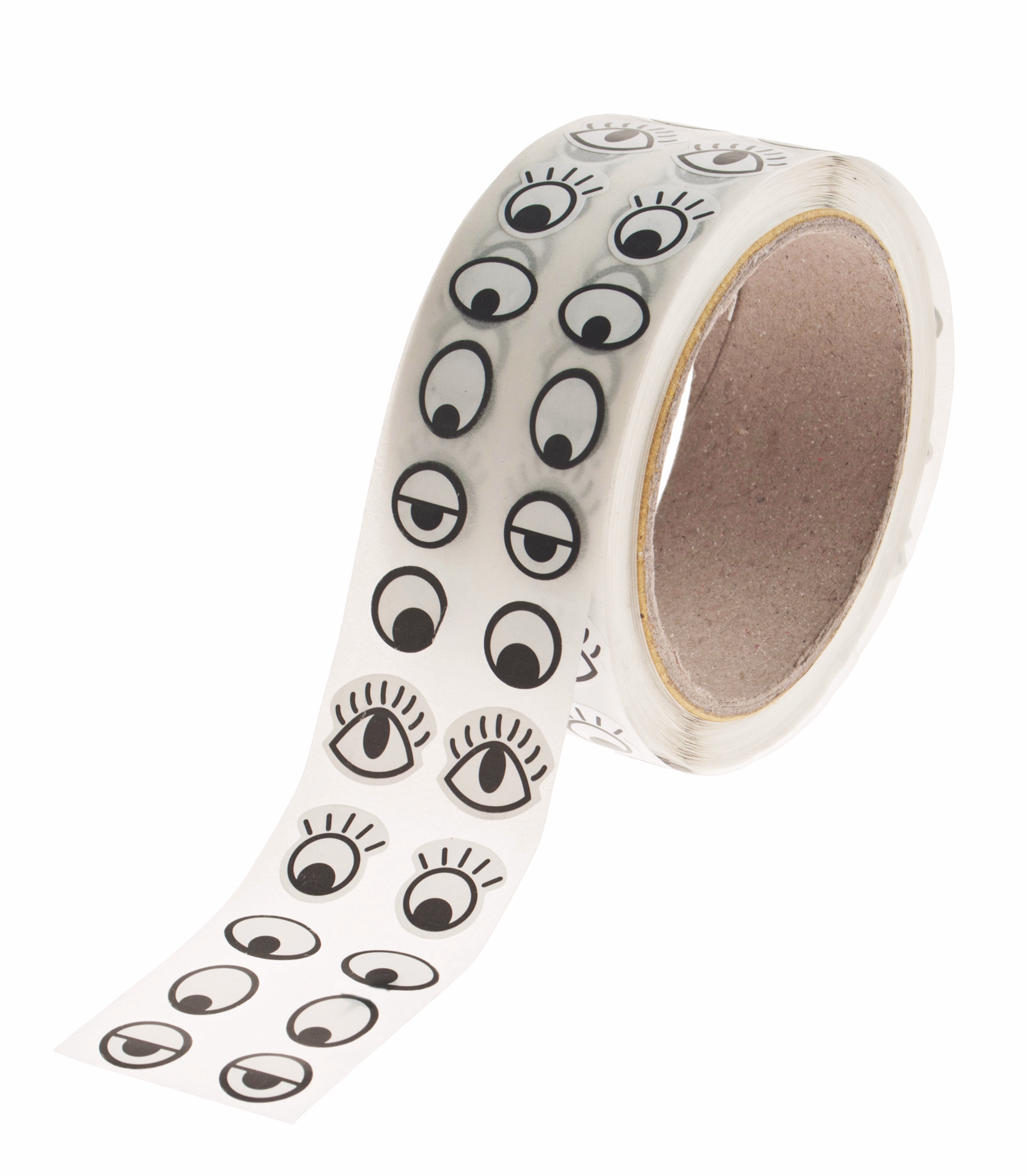 Sticker-Augen, 2000 Stück, schwarz/weiß