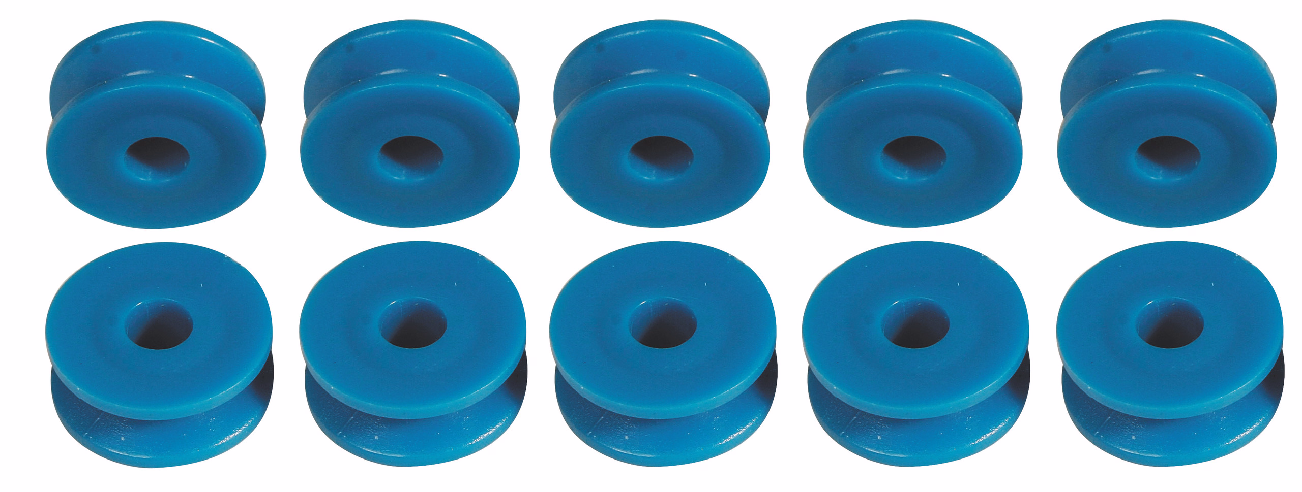 Polea de plástico, 10 piezas Ø14 x Ø9 x 6 mm