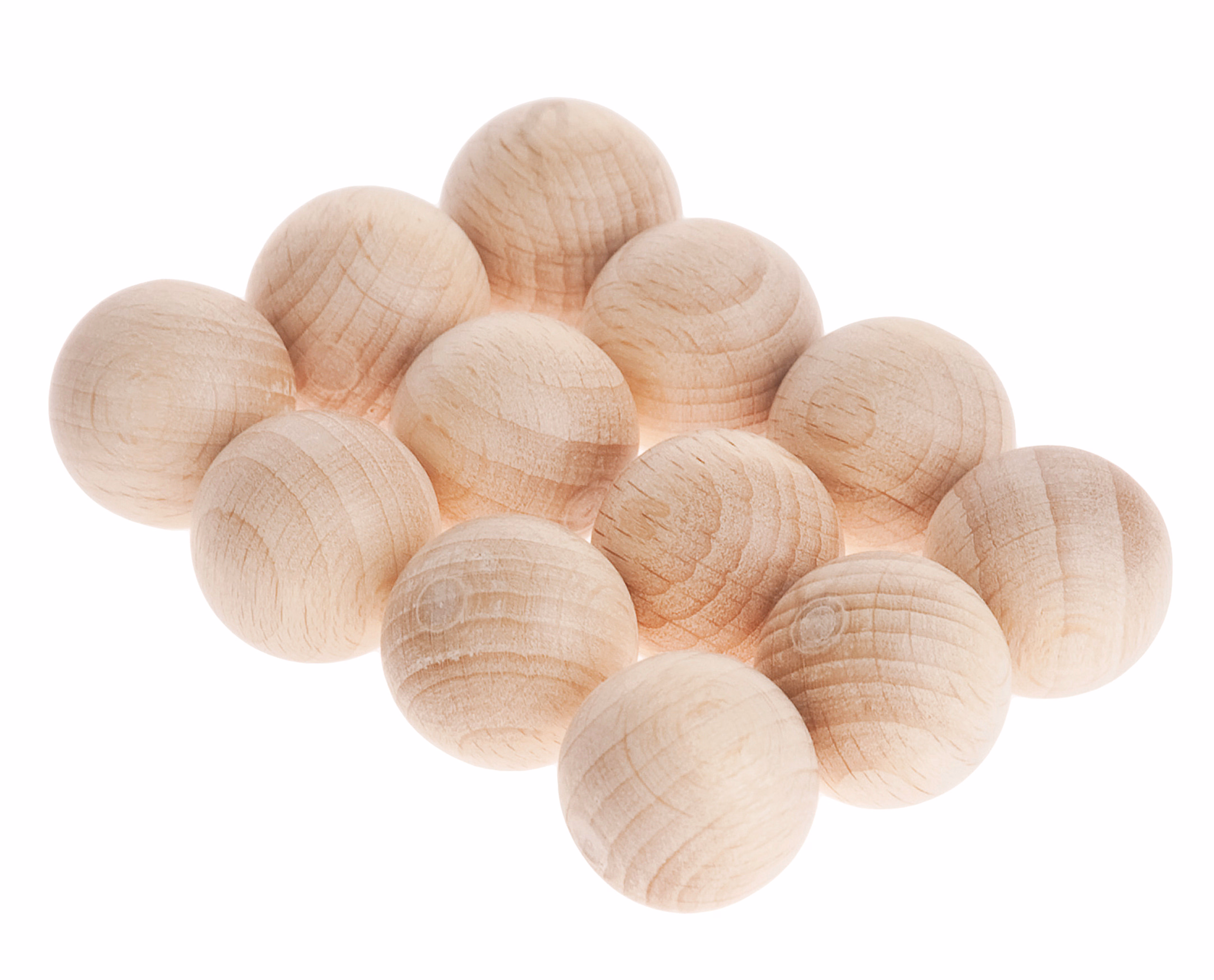 Sfere di legno SB, ø 20 mm, 12 pezzi, senza foro