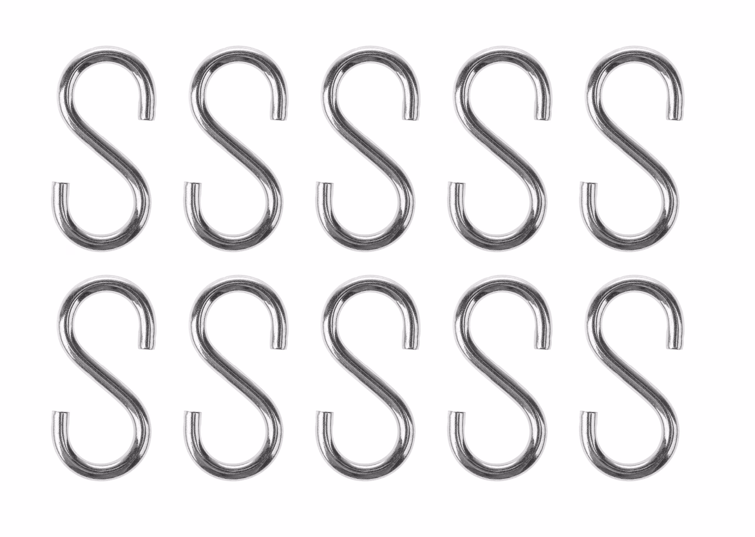 Metallo - ganci ad S, ca. 3,2 x 35 mm