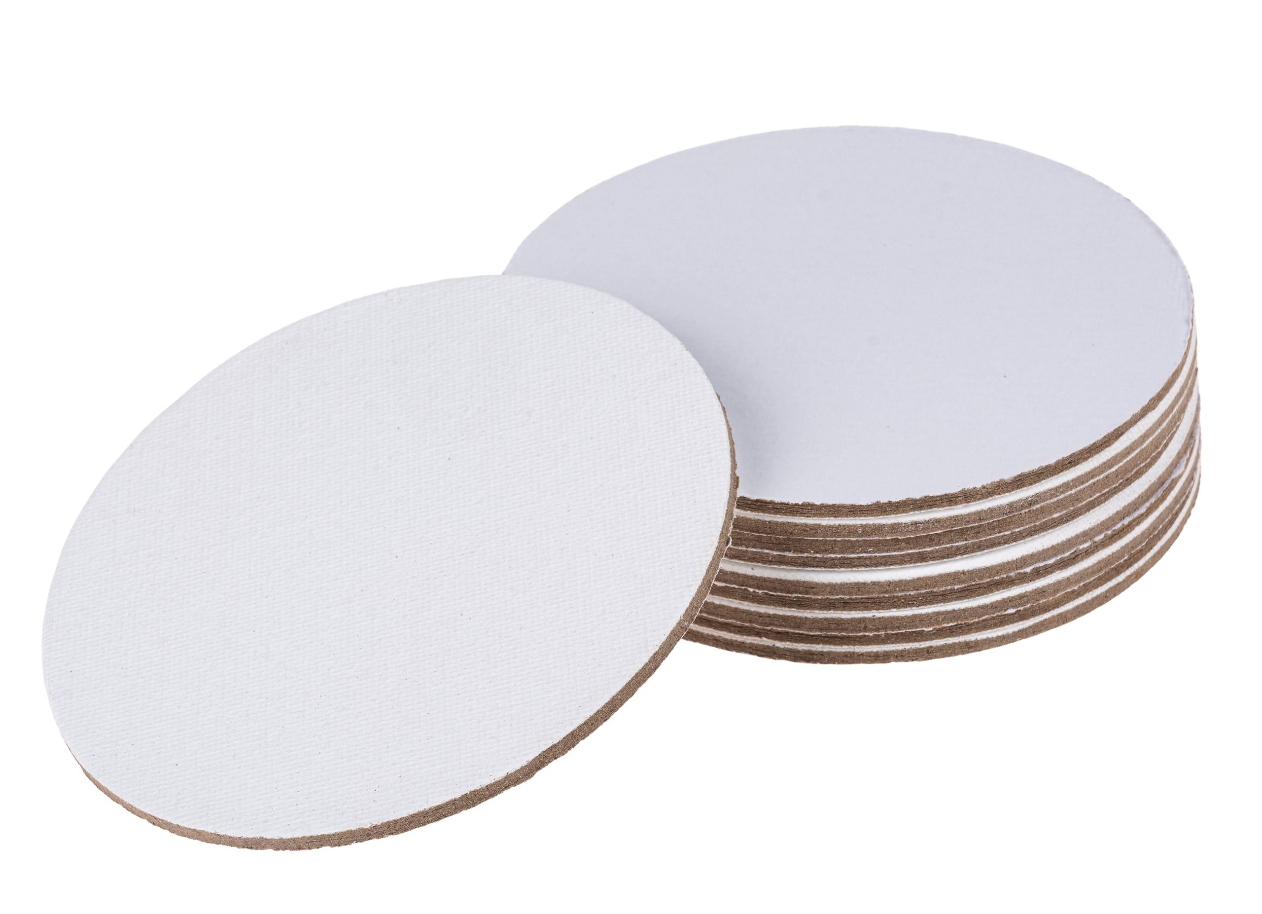 Carton à colorier rond env. ø 10 cm, 10 pièces