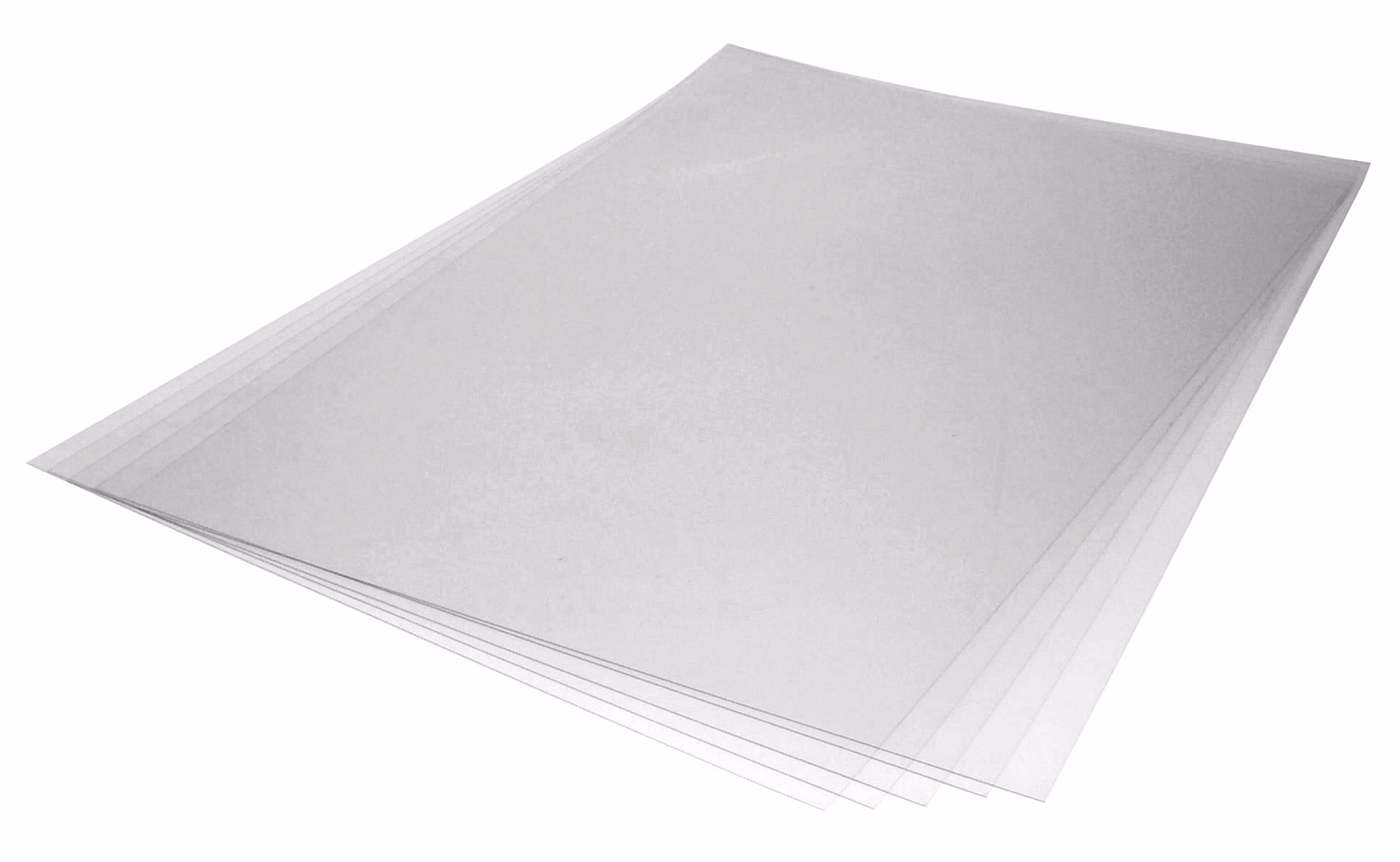 PVC-Folie, 5 Bogen transp. (500 x 700 mm)