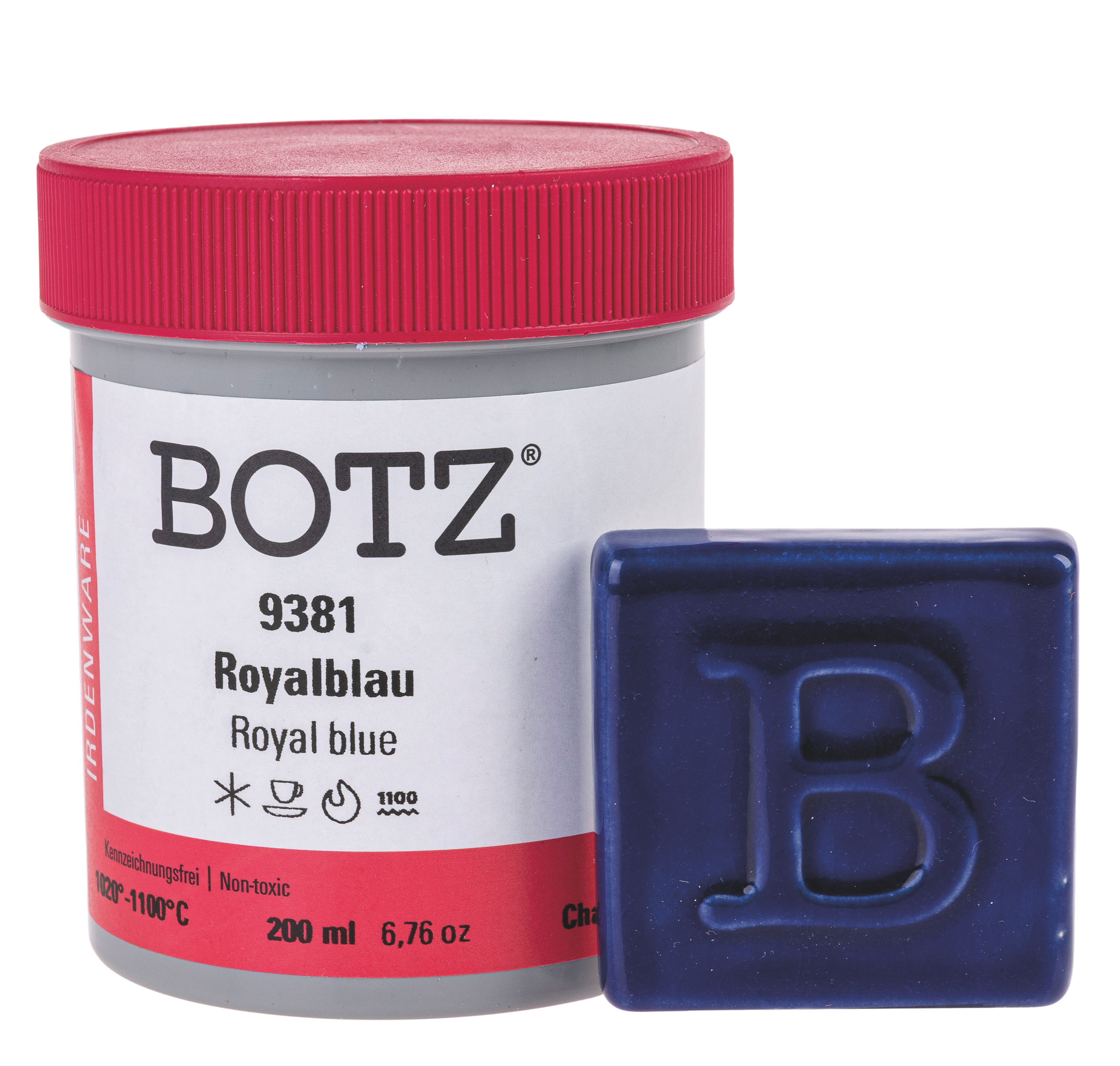 Flüssigglasur Botz, 200 ml royalblau