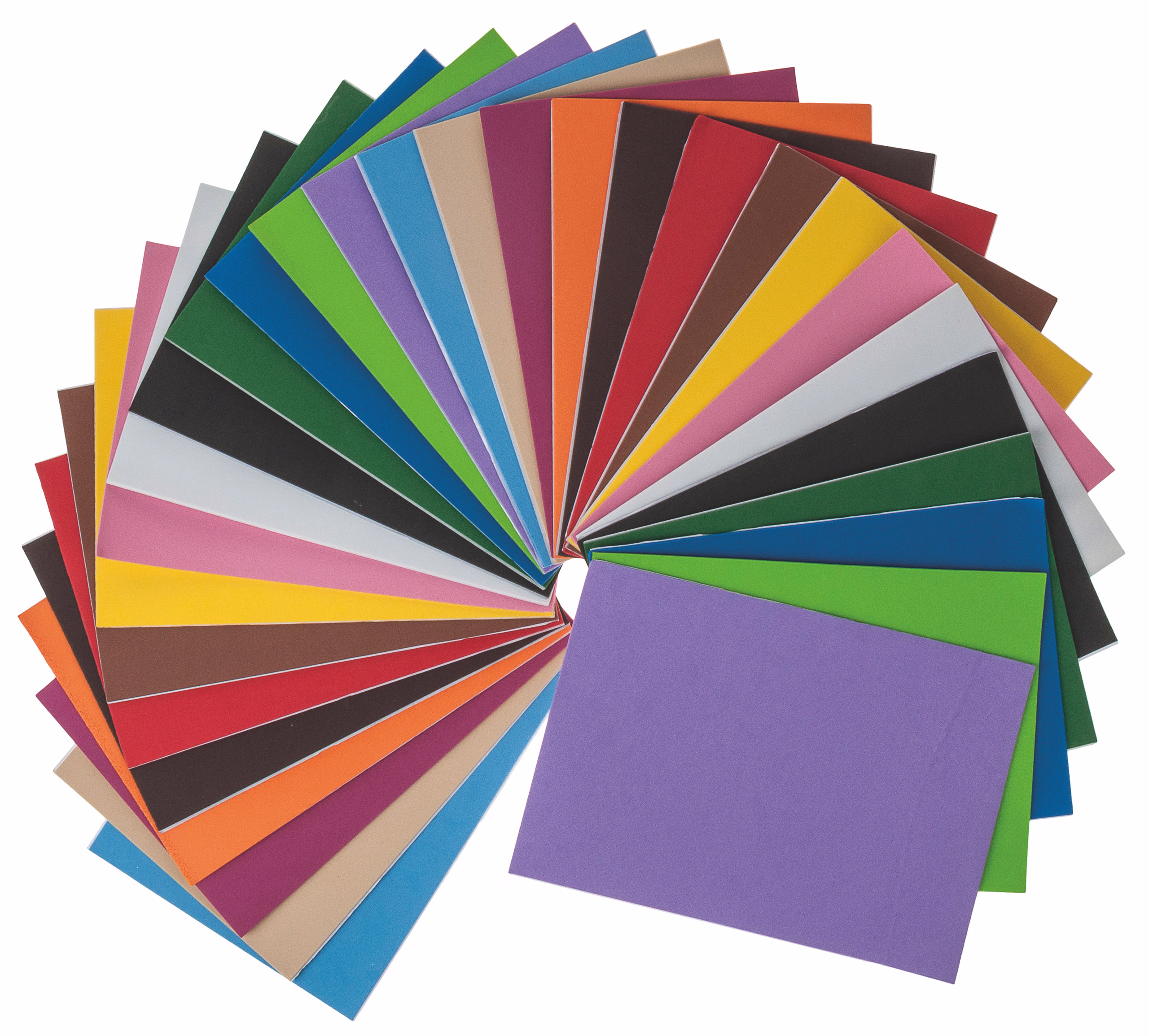 Moosgummi selbstklebend, 30er-Set (0,2x21x30 cm)