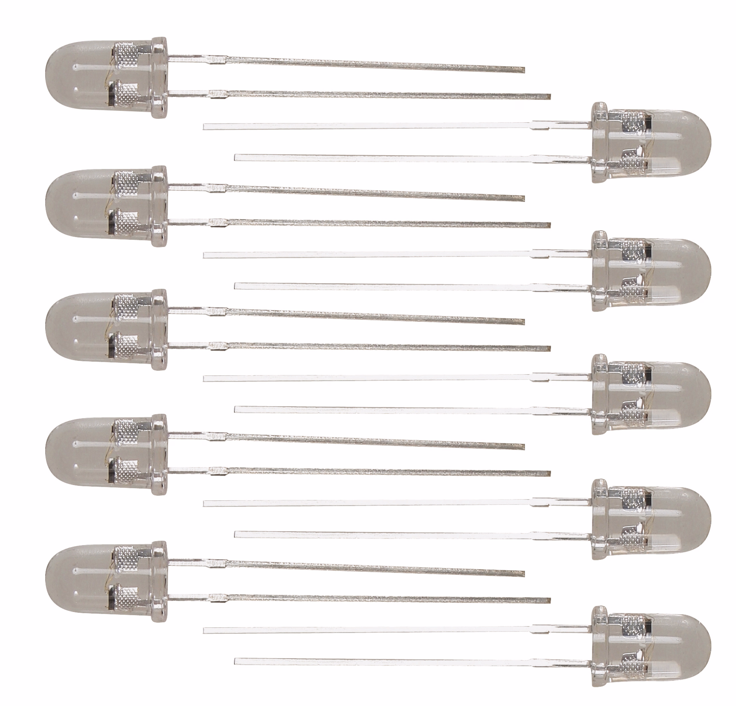 Rainbow-LED 5 mm schneller Farbwechsel, 10 Stück