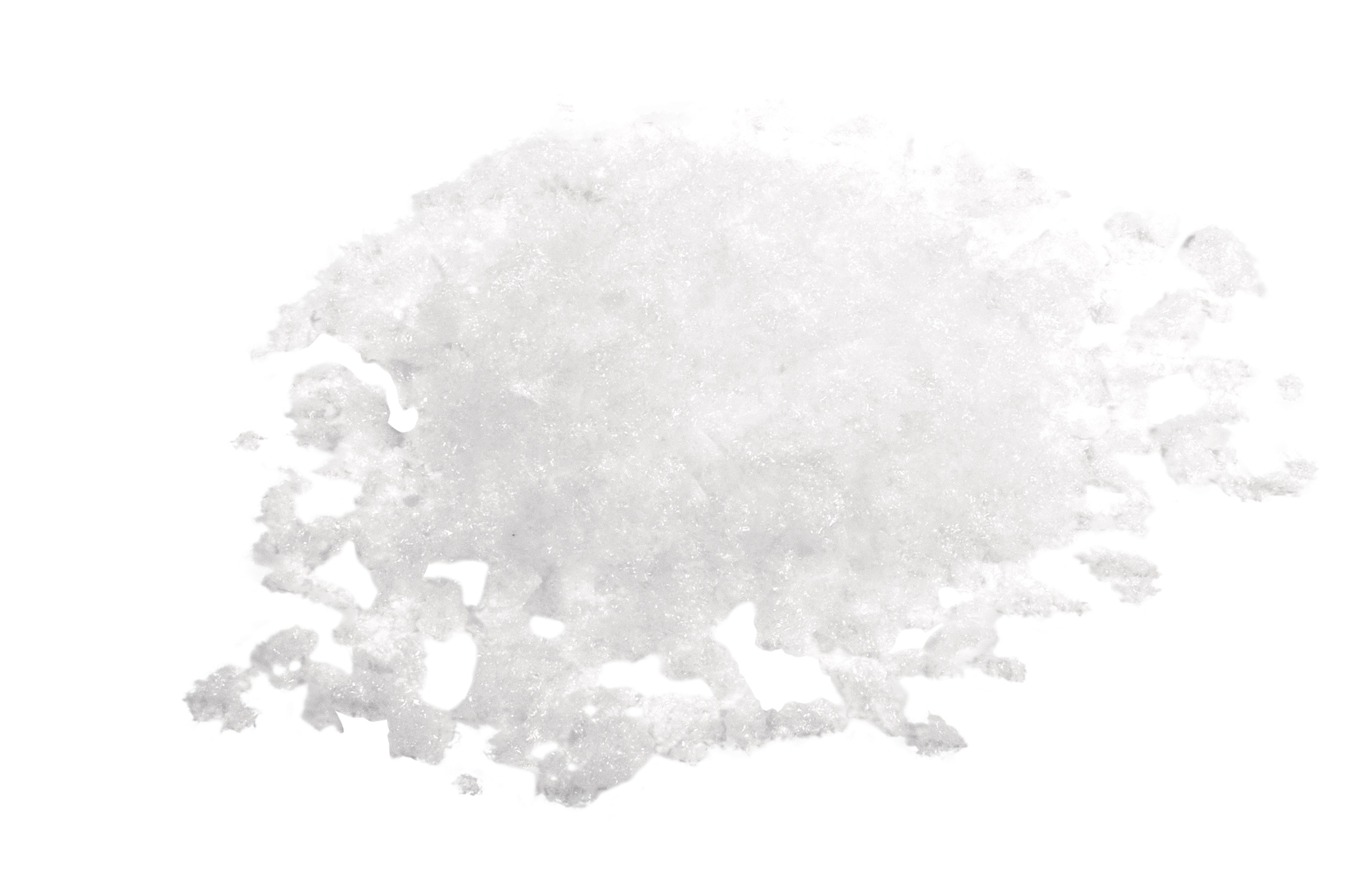 Decorazioni natalizie biologiche a forma di neve