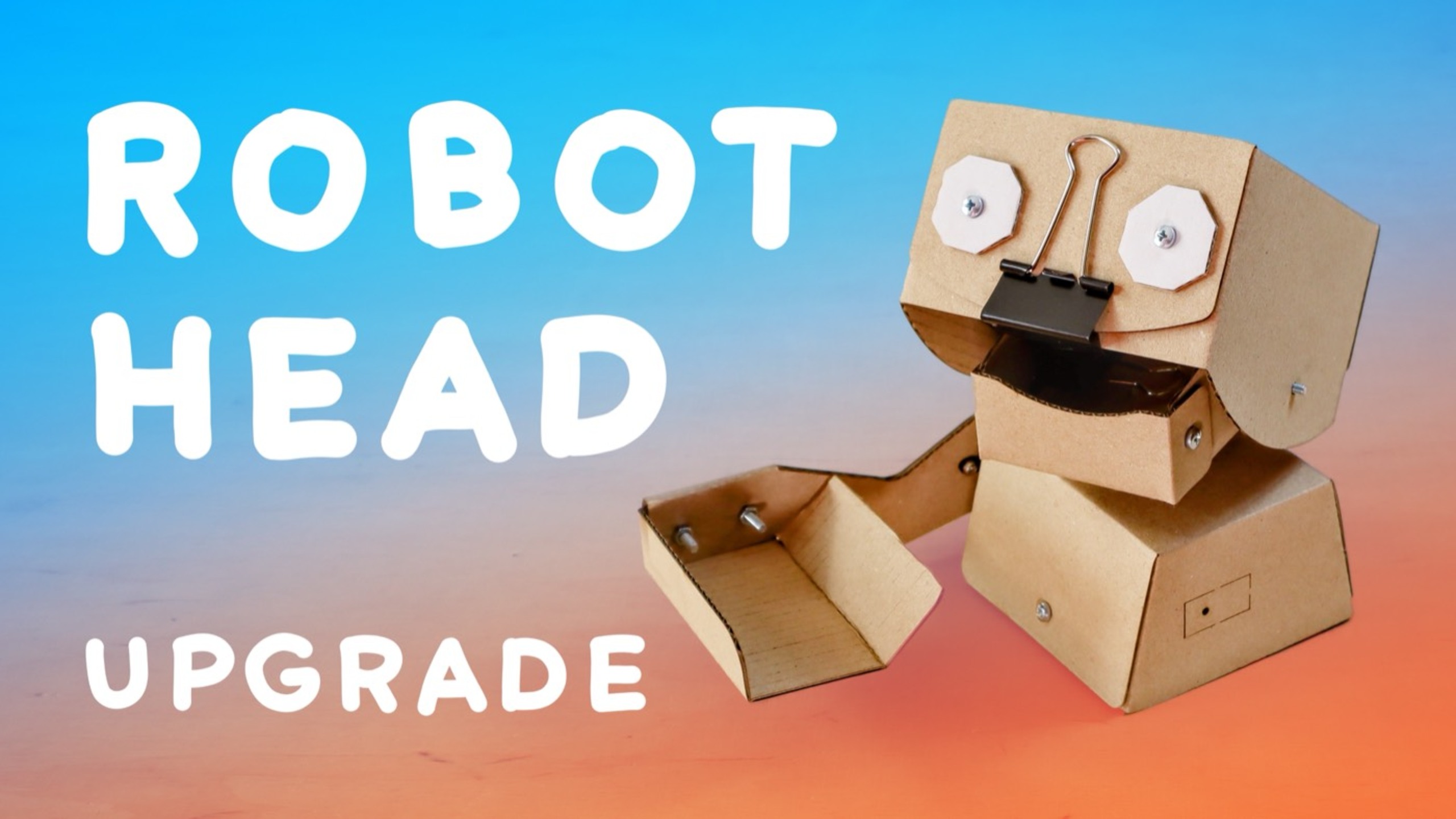 Cartone Robot Hungrybot / Sleepybot estensione preforata