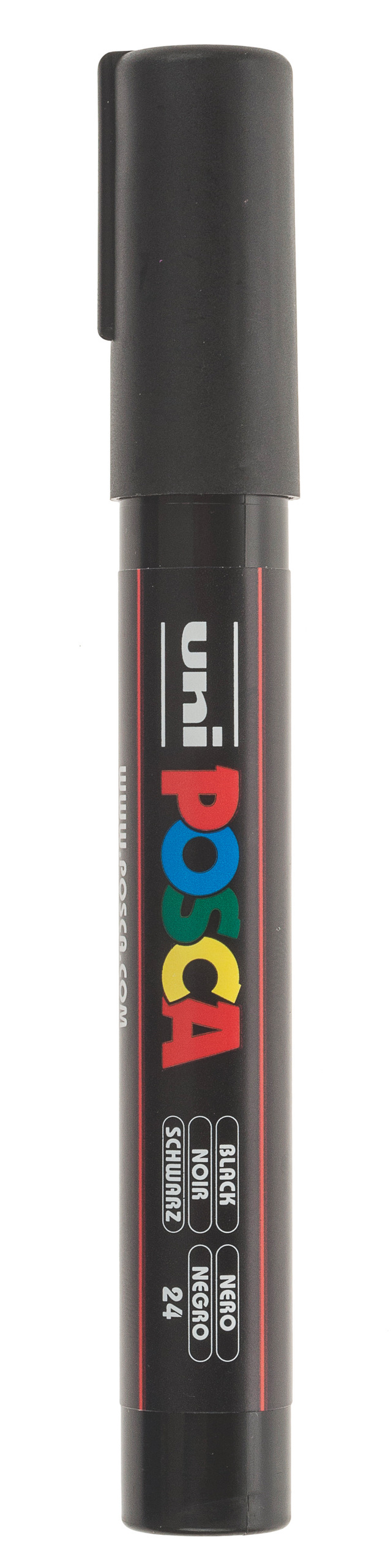 POSCA verfstift PC-5M, zwart, 1,8 - 2,5 mm
