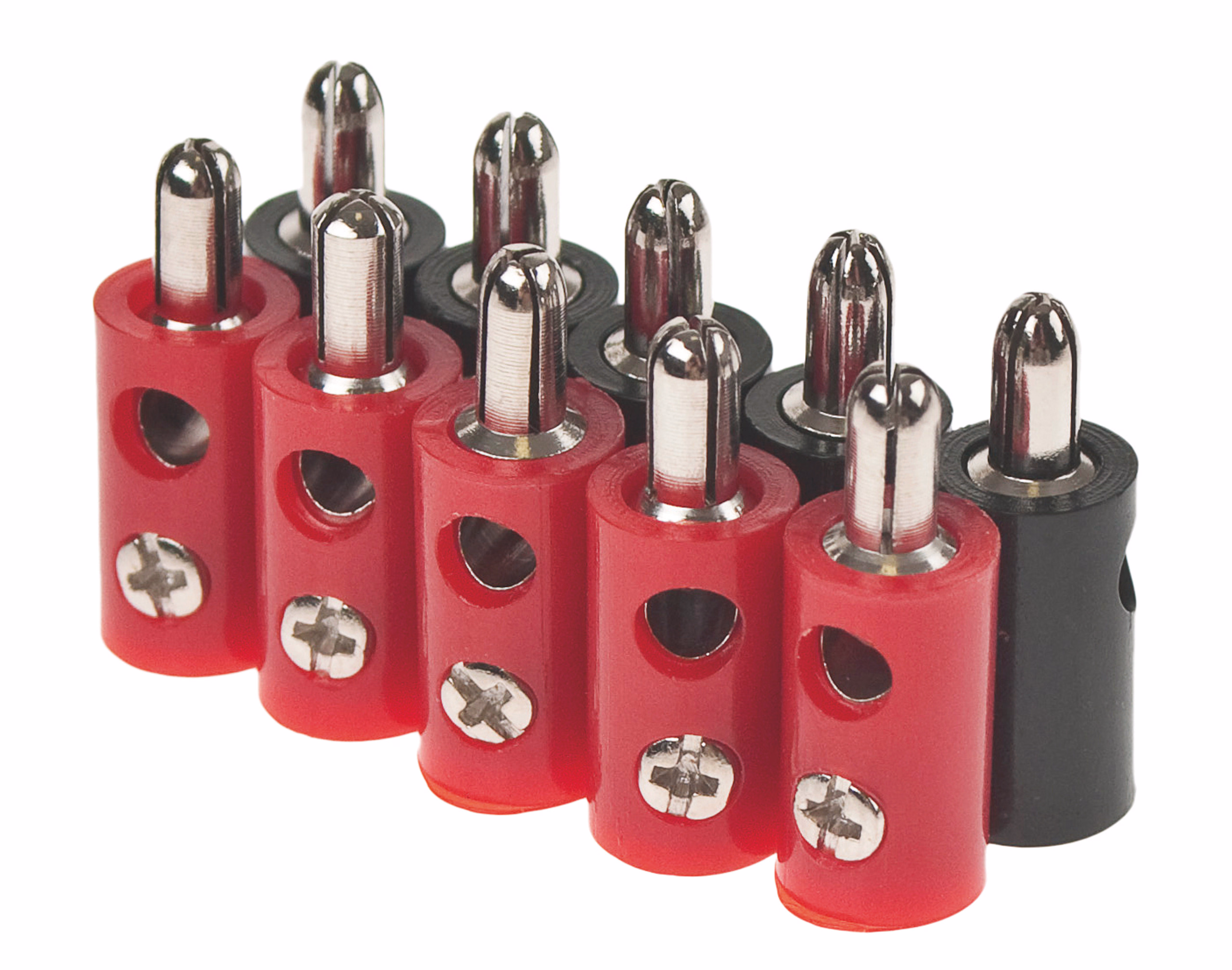 HO - stekkers met dwarsgat, 10 stuks