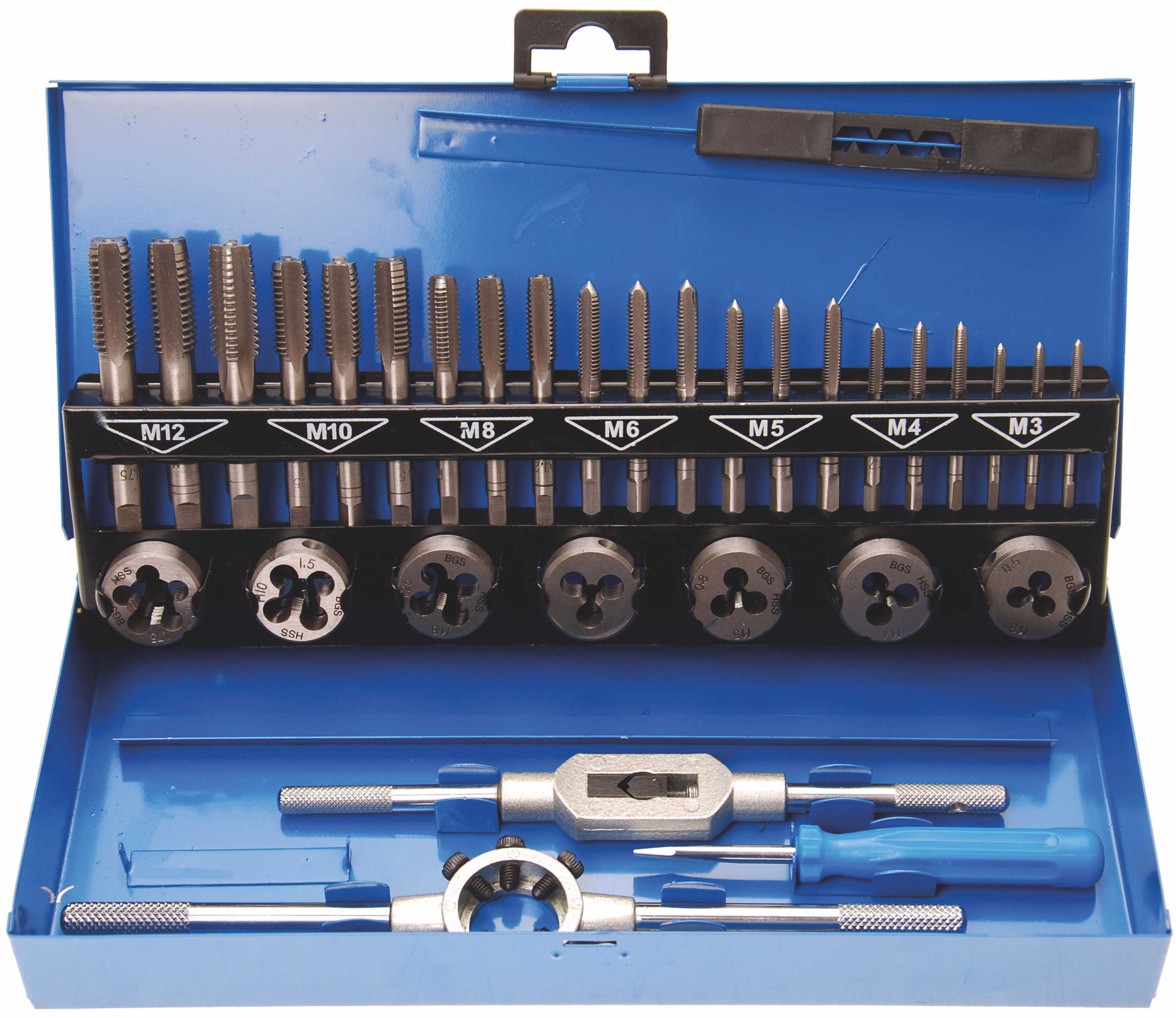 Set di accessori per filettare, 32 parti