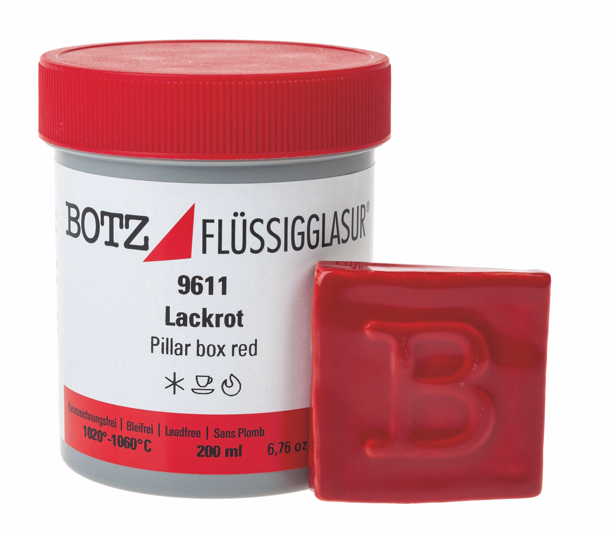 Flüssigglasur Botz, 200 ml lackrot