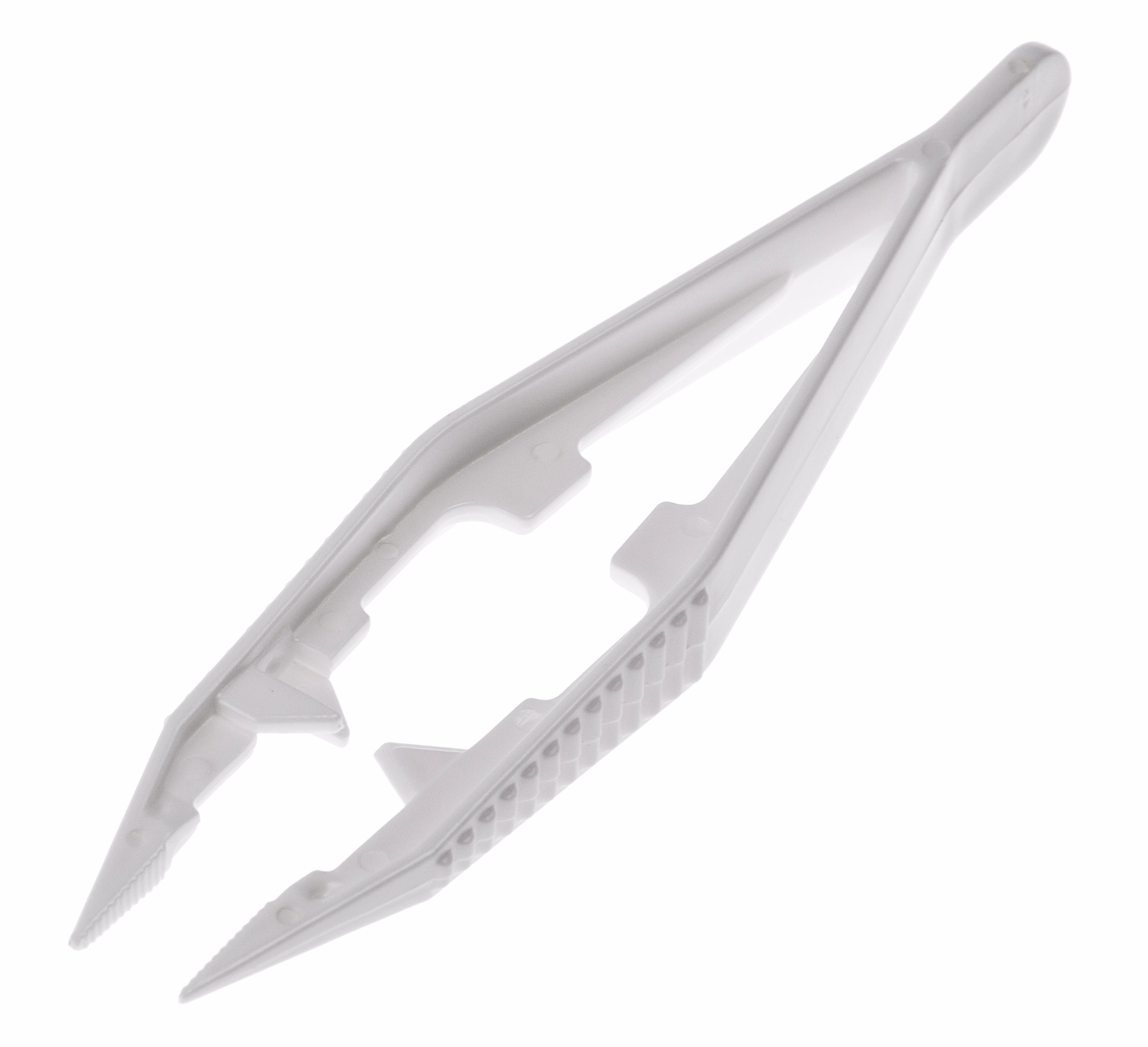 Pinzette di plastica, 110 mm, 10 pezzi