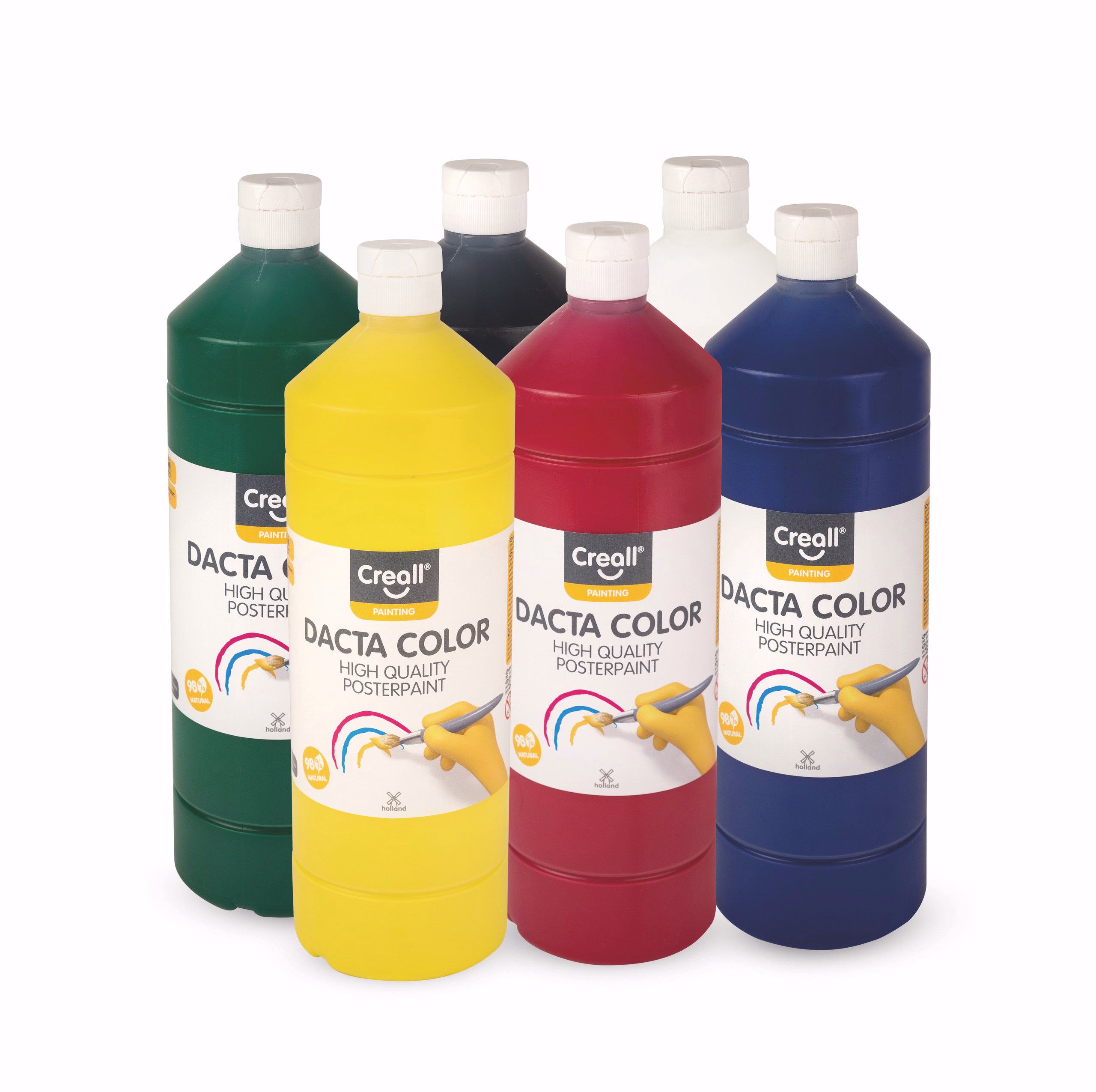 Pintura líquida Creall Dacta Color (6 x 500 ml)
