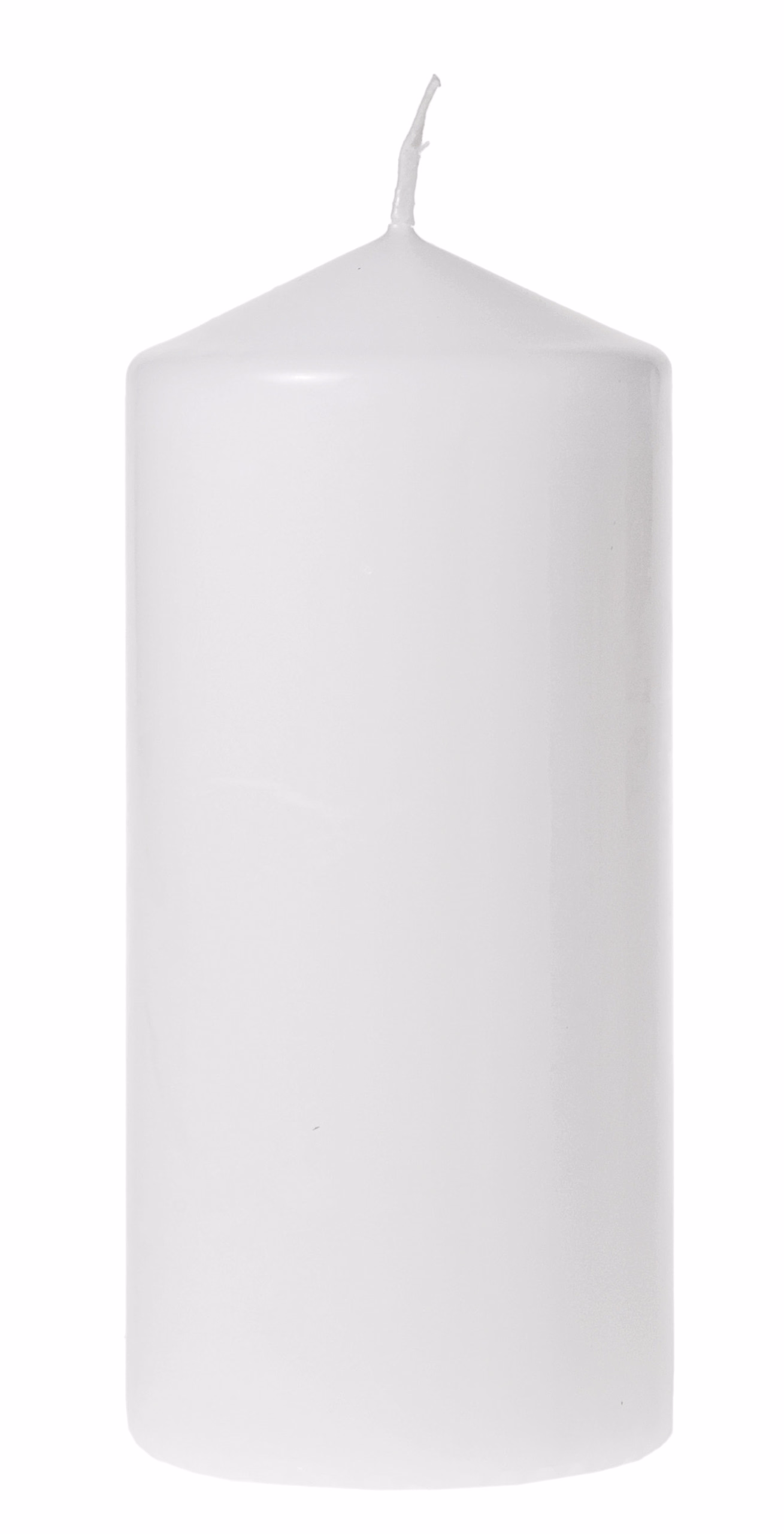 Candela bianca, ø 50x100 mm, 1 pezzo