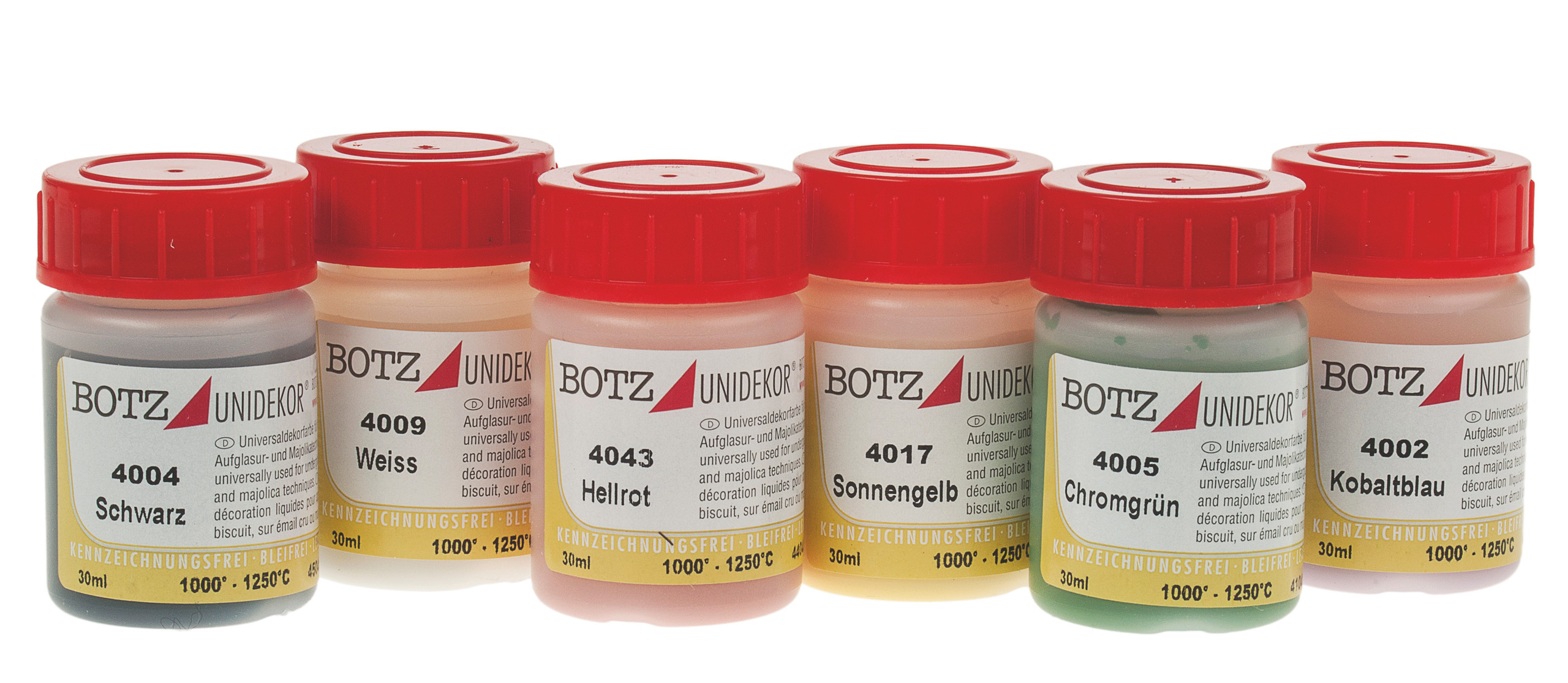 BOTZ Unidekor verfset, 6 x 36 ml