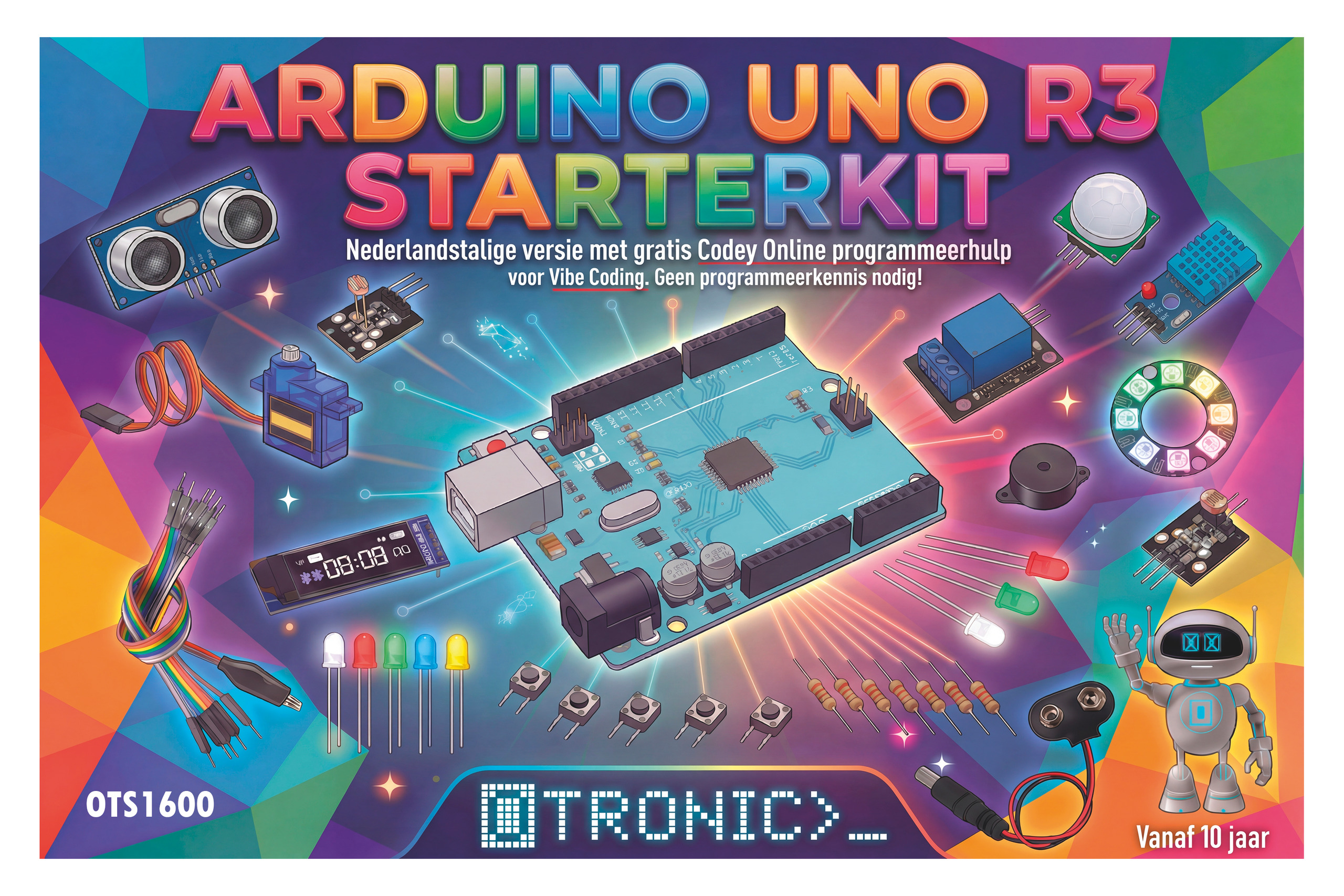 Arduino UNO R3 starterkit incl. 3 mnd. Codey en ligne