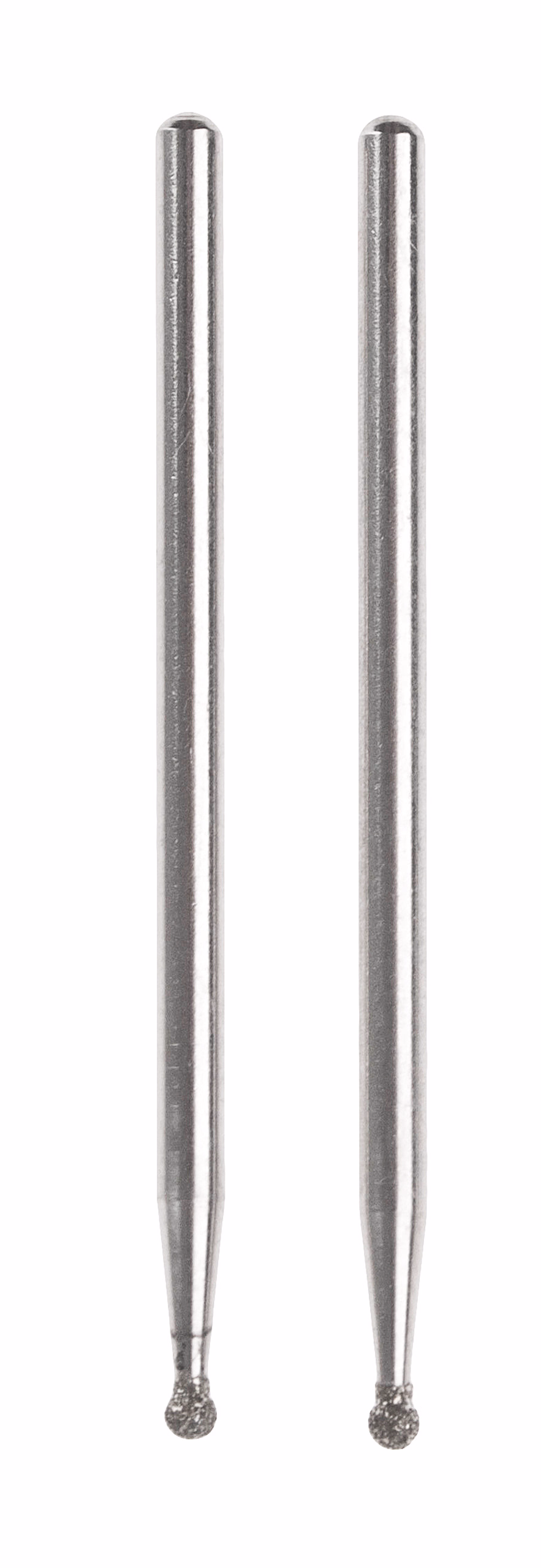 Punta diamantata, ø 1,8 mm, 2 pz, a sfera
