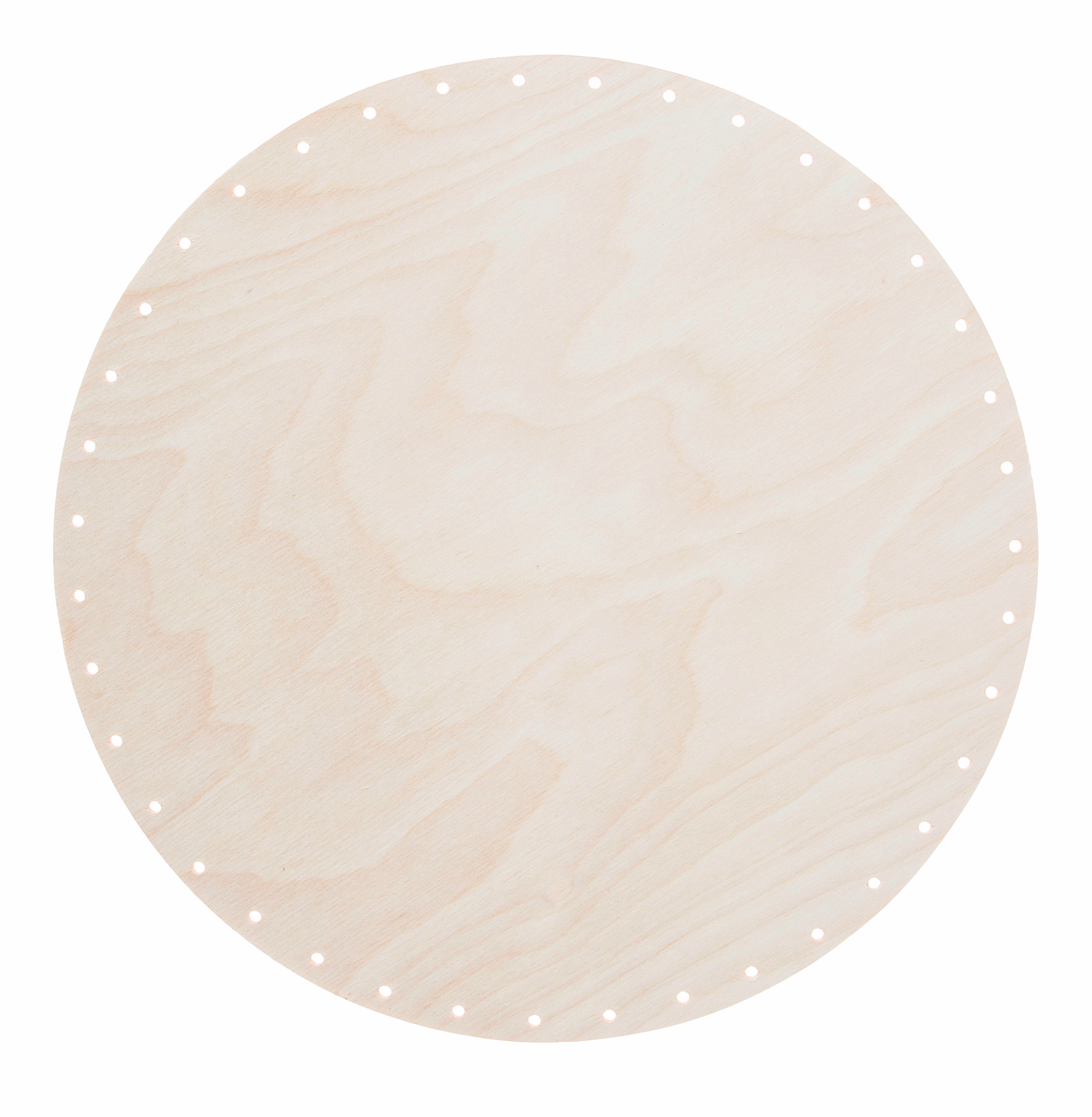 Holz-Korbflechtboden rund (Ø 22 cm/39 Löcher)