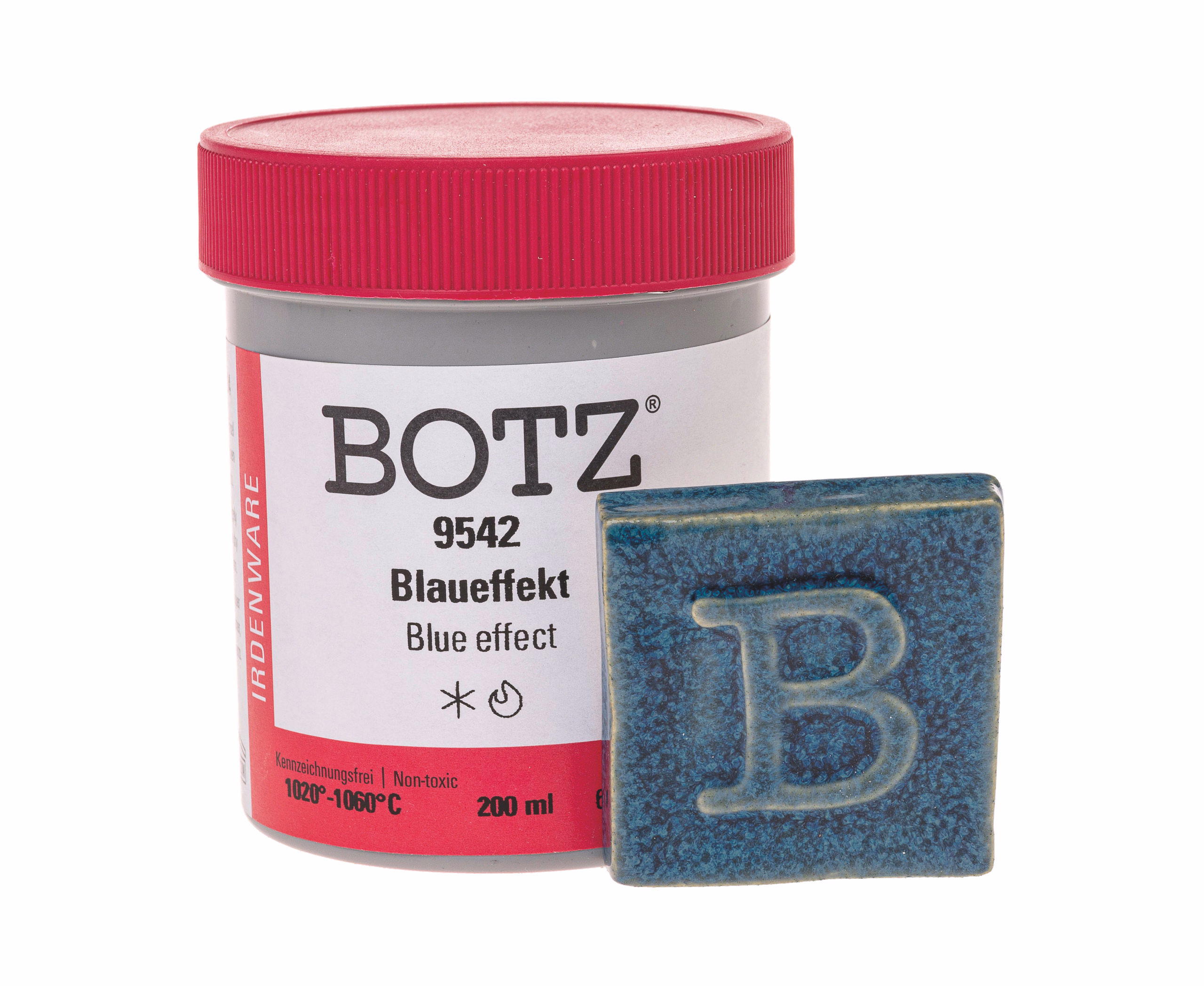 ..Botz Irdenware Flüssigglasur 200ml, Blaueffekt