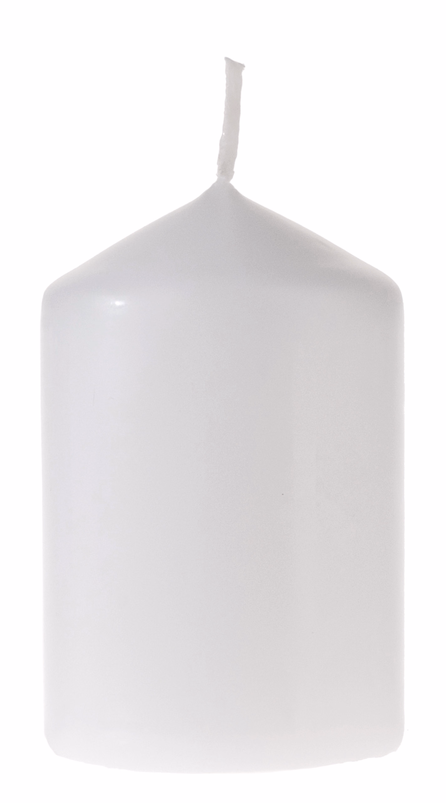 Candela bianca, ø 40x60 mm, 1 pezzo