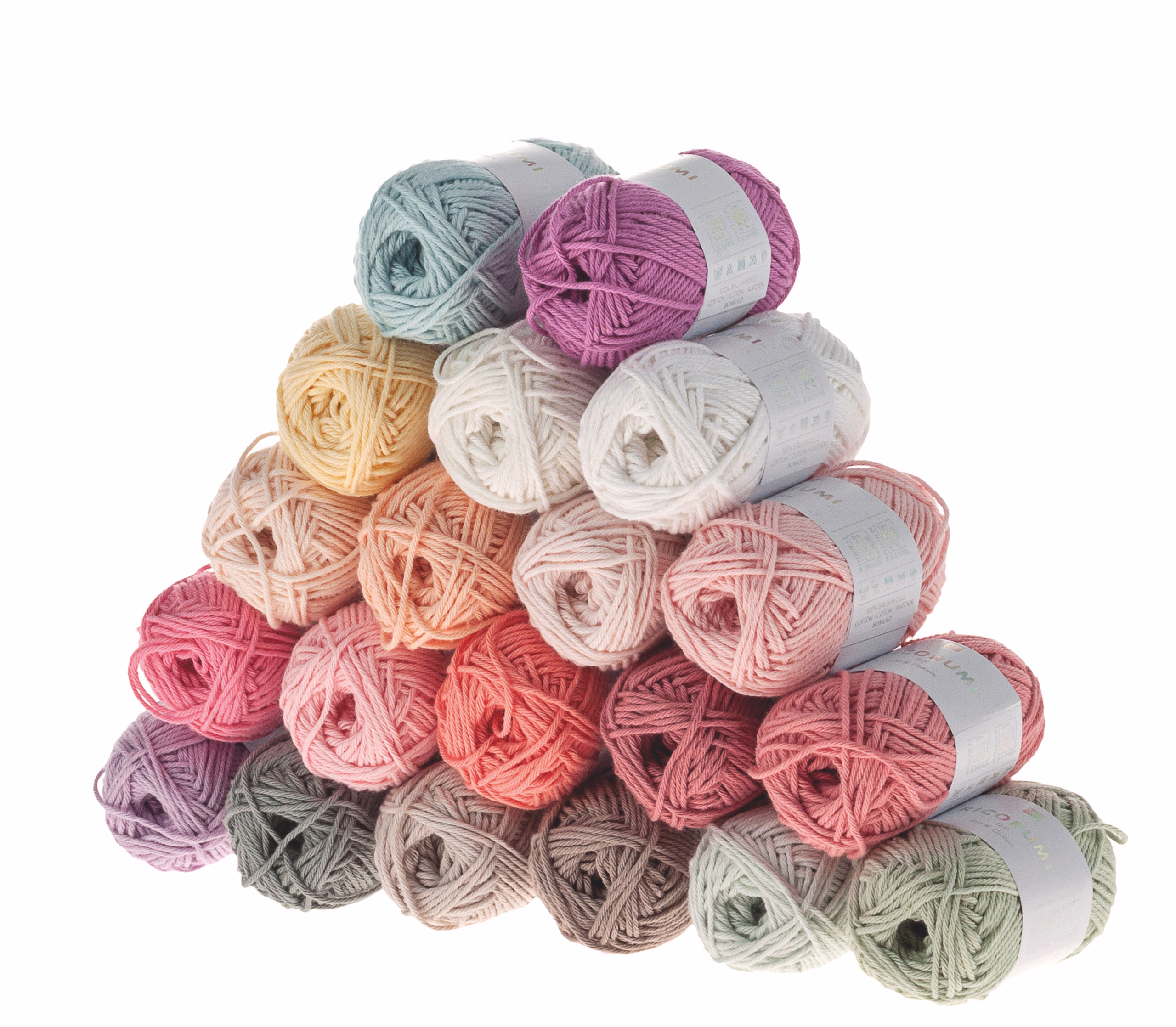 Set de fil à tricoter en coton Ricorumi R...